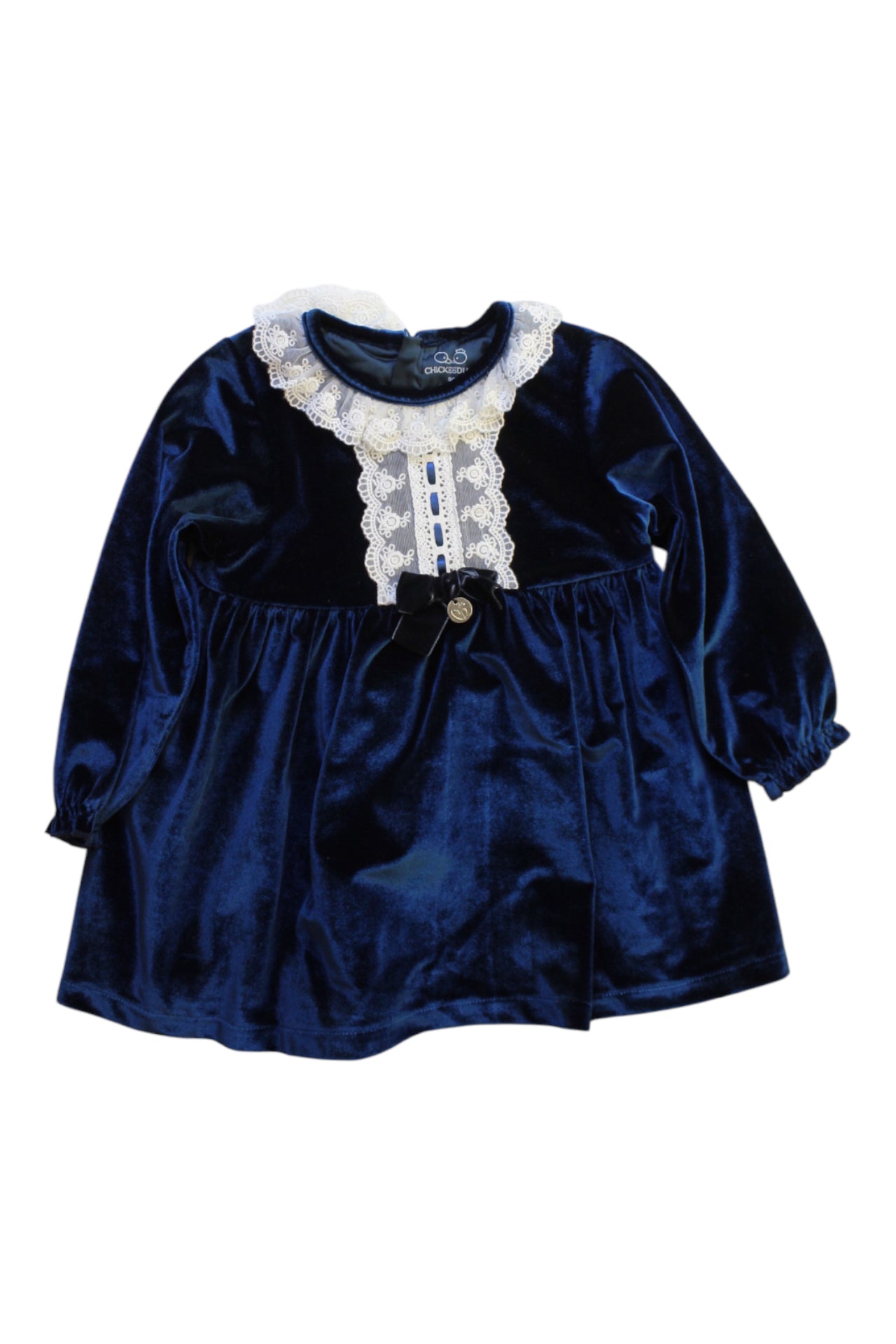 Chickeeduck Velvet Long Sleeve Dress 18-24M、mySite、g9winljtr