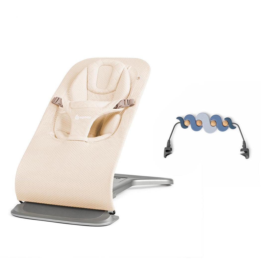  Ergobaby Evolve Mesh Baby Bouncer - Cream、mySite、merchandisen