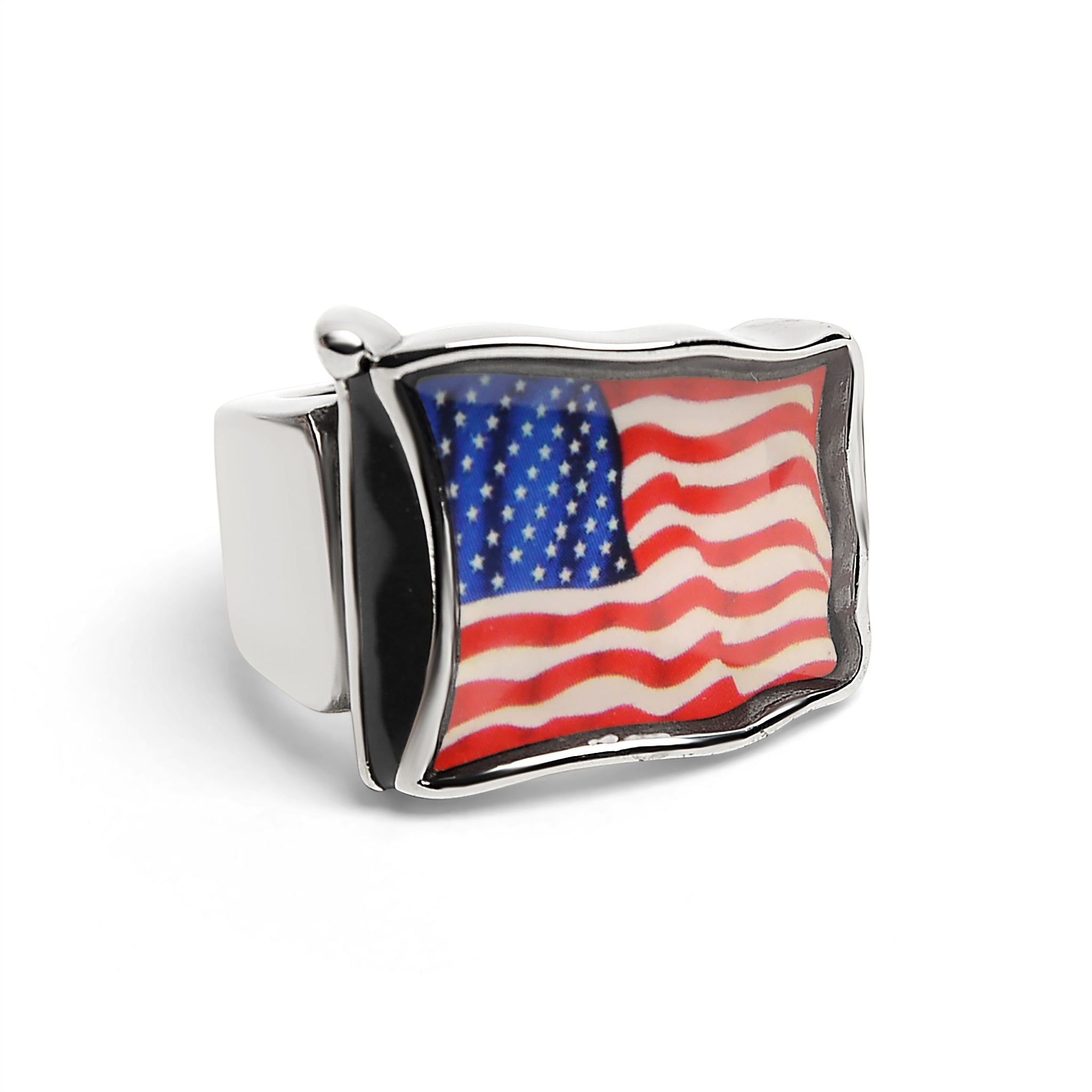 Stainless Steel USA Flag Ring / FLG0001、mySite、dreamappss