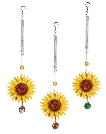 Metal Sunflower Bouncy Ornament、mySite、g9winljtr