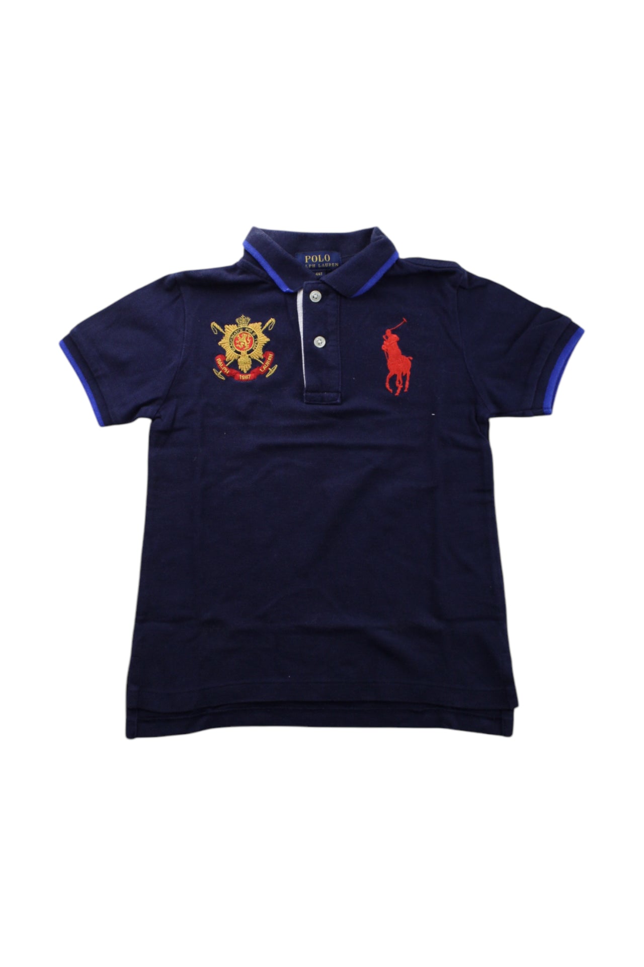 Polo Ralph Lauren Short Sleeve Polo Shirt, Size 4T、mySite、g9winljtr