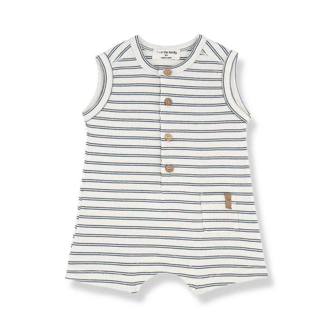  1+ in the family Manu Romper - Petroleum、mySite、merchandisen