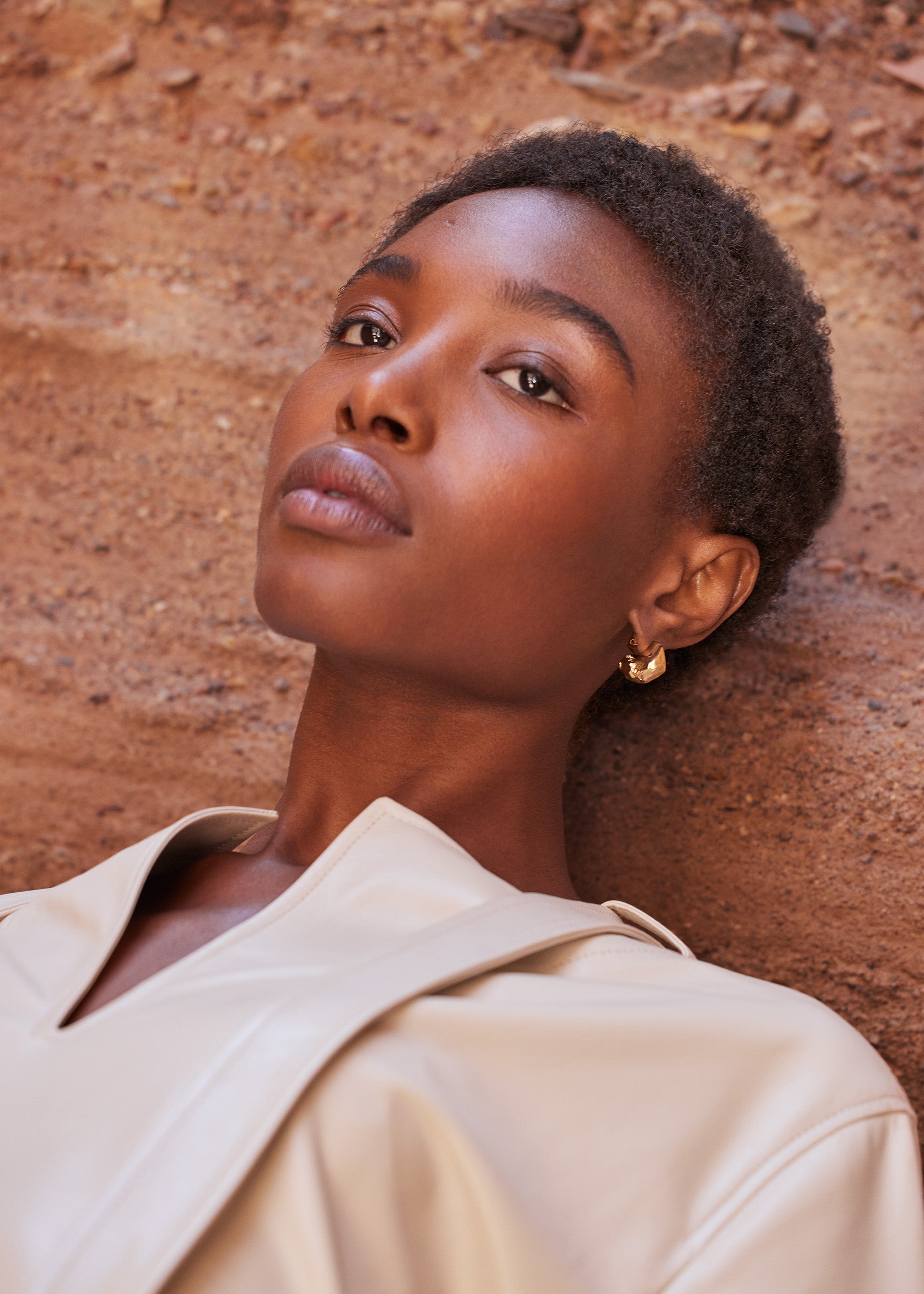 Puces d��oreilles Eroz - Dor茅e � l��or 24 carats、mySite、camillekostekn