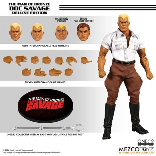 Doc Savage: The Man of Bronze Mezco One:12 Collective Doc Savage (Deluxe Edition)、mySite、hgirdovlk
