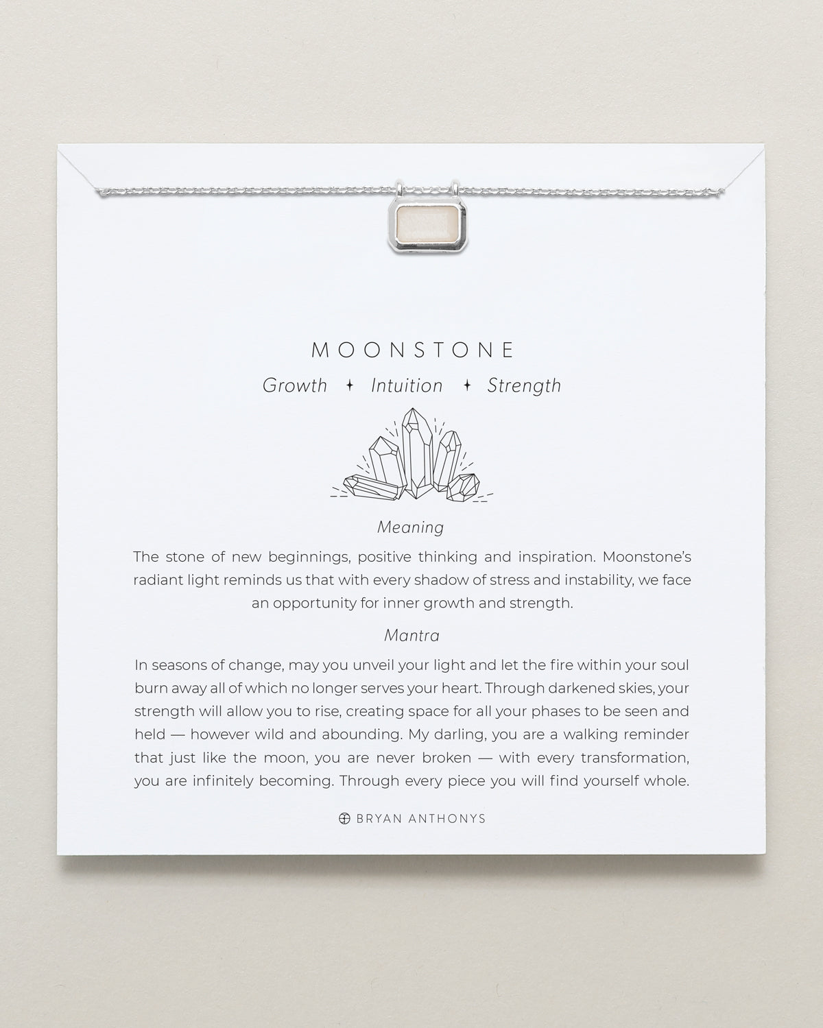 Healing Stone Necklace Moonstone、mySite、hinf8tx79