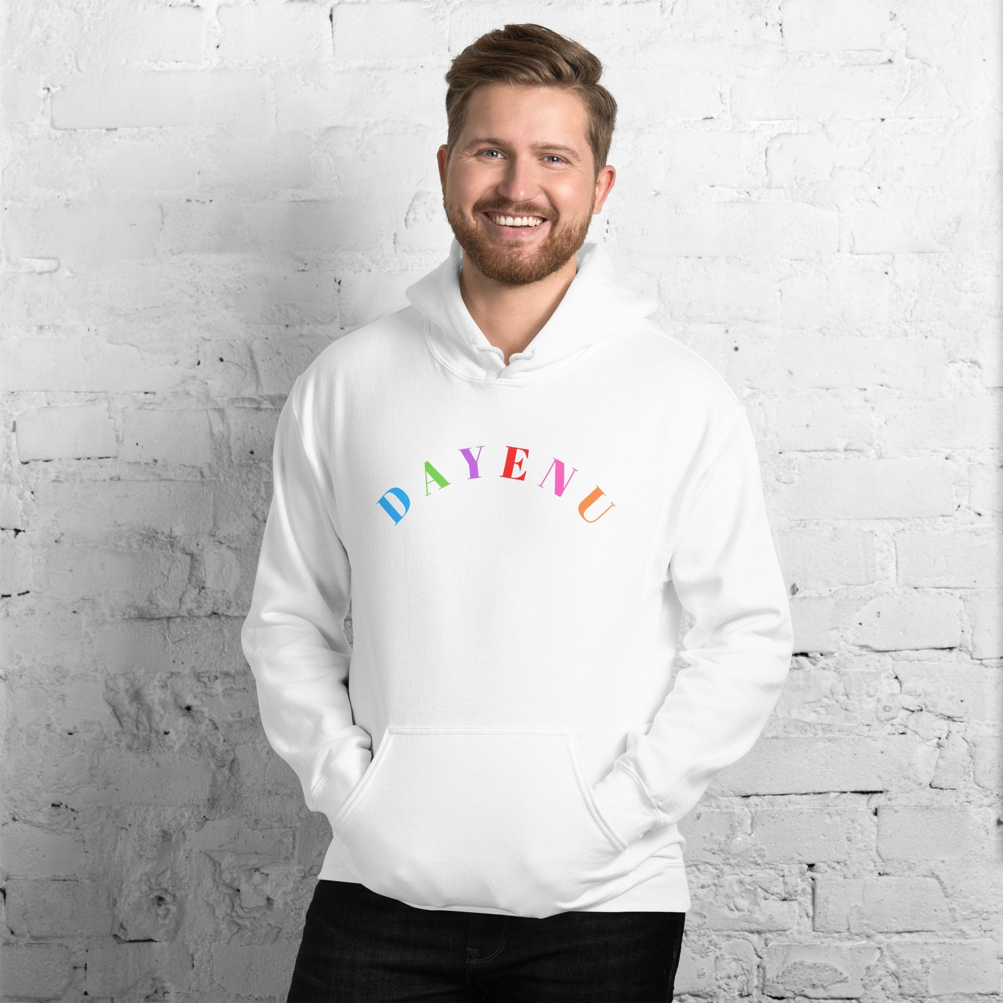 Rainbow Dayenu Unisex Hoodie - (Choice of Color) - (Sizes S - 5XL)、mySite、topwebapps