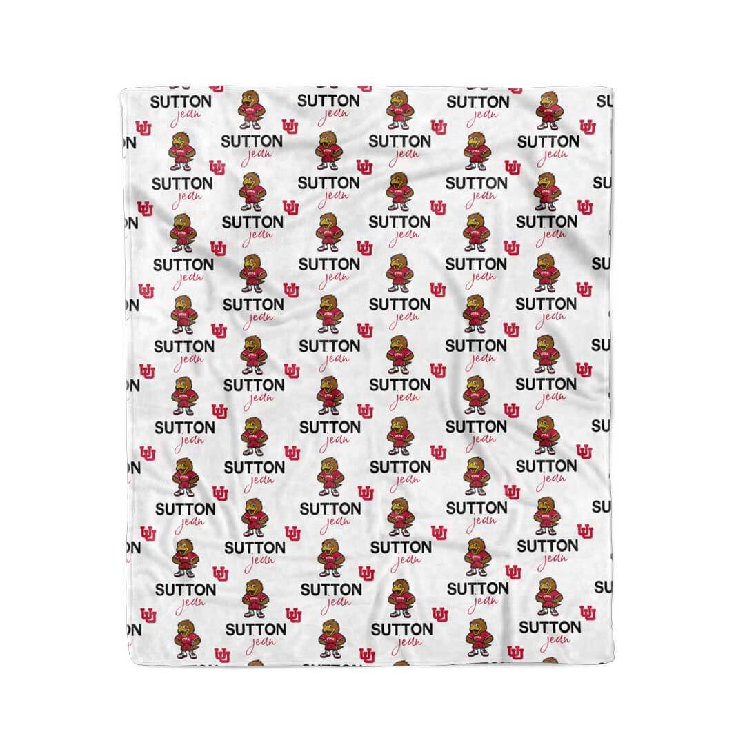  University of Utah | UU Personalized Kids Blanket、mySite、layawaytickets