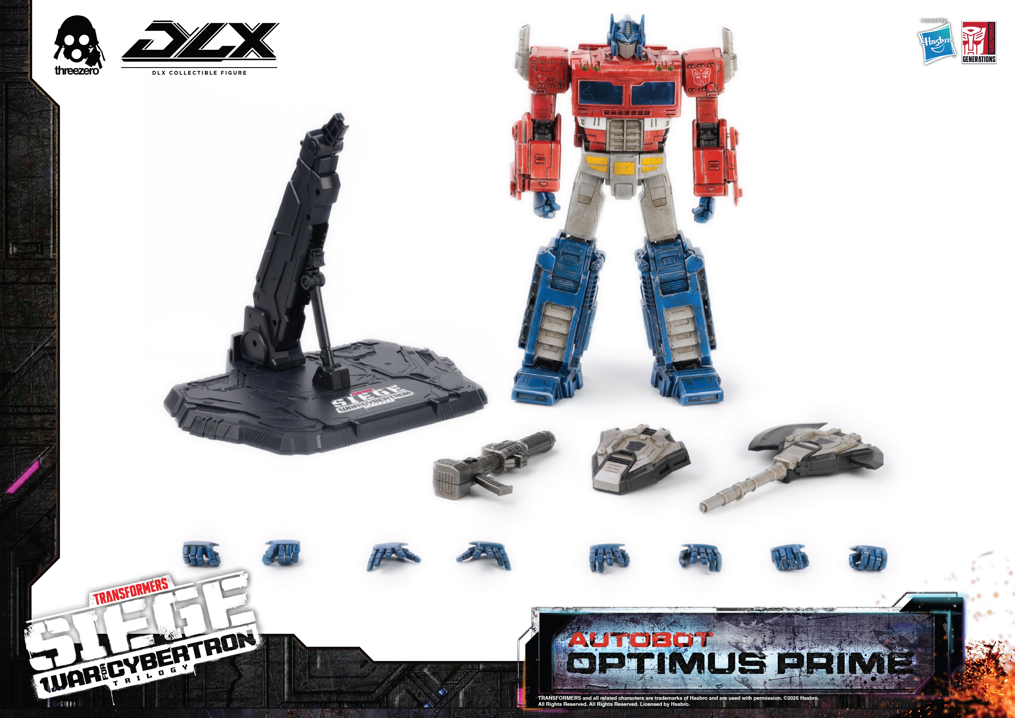 Threezero Transformers: War for Cybertron Trilogy DLX Optimus Prime、mySite、hgirdovlk