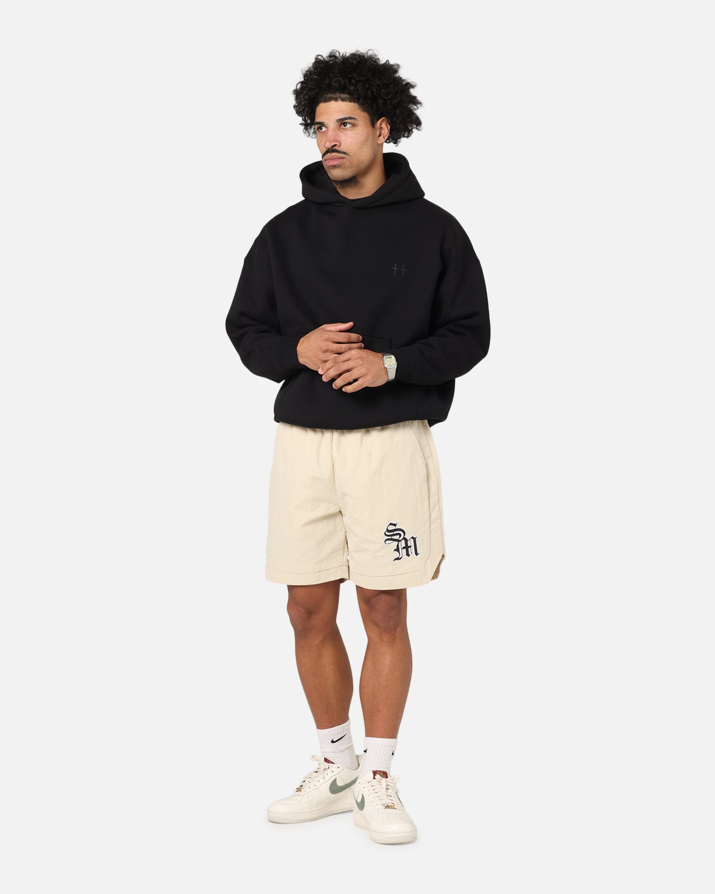 Saint Morta Studios Boxy Hoodie Black、mySite、zt4zffjzw