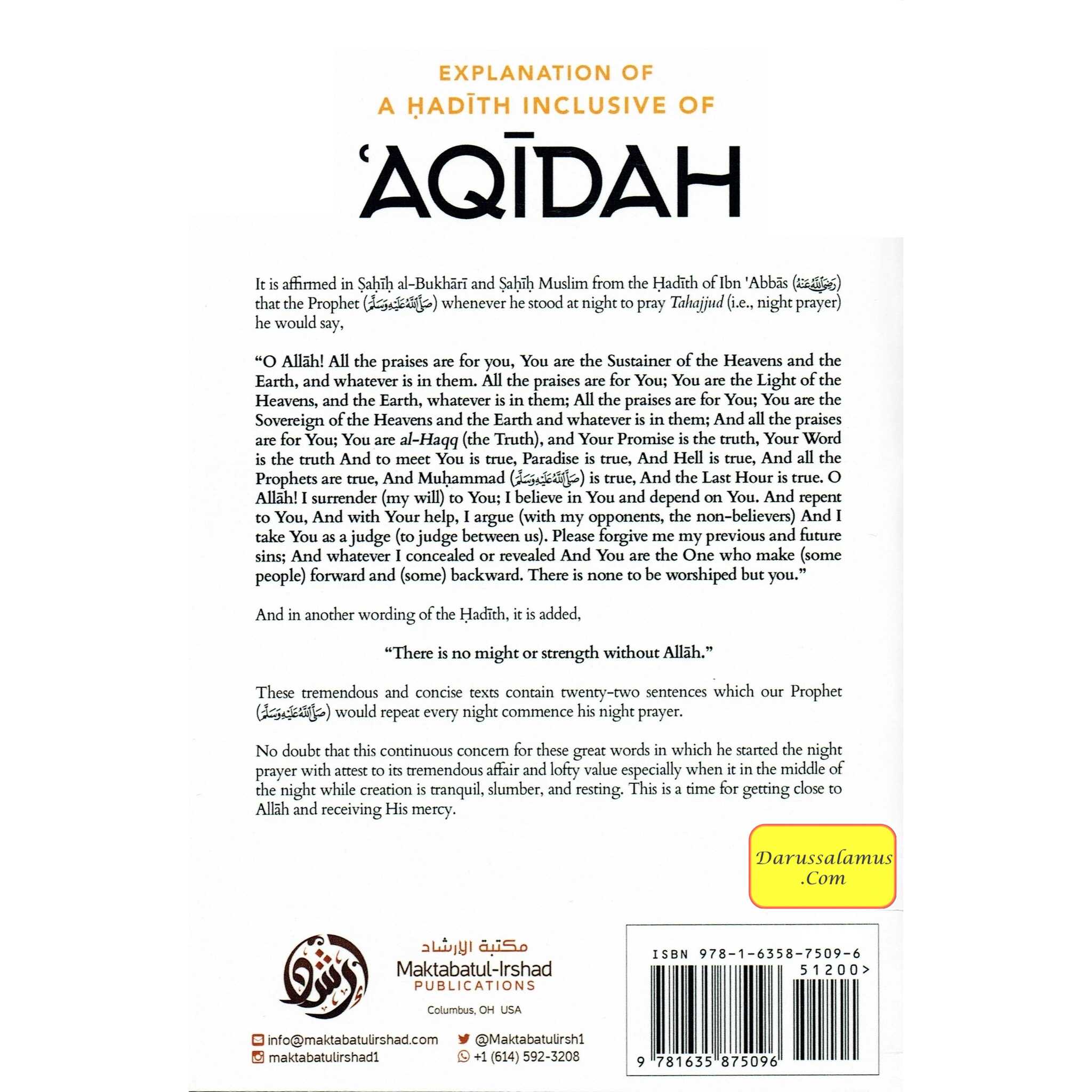 Explanation Of A Hadith Inclusive Of Aqidah By Shaykh Abdur-Razzaq Ibn Abdul-Muḥsin al- Abbad al-Badr、mySite、topwebapps