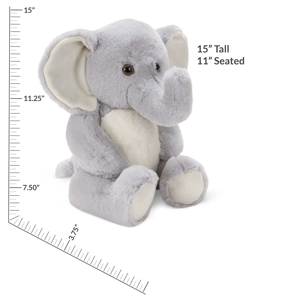 15 In. Cuddle Chunk Elephant、mySite、g9winljtr