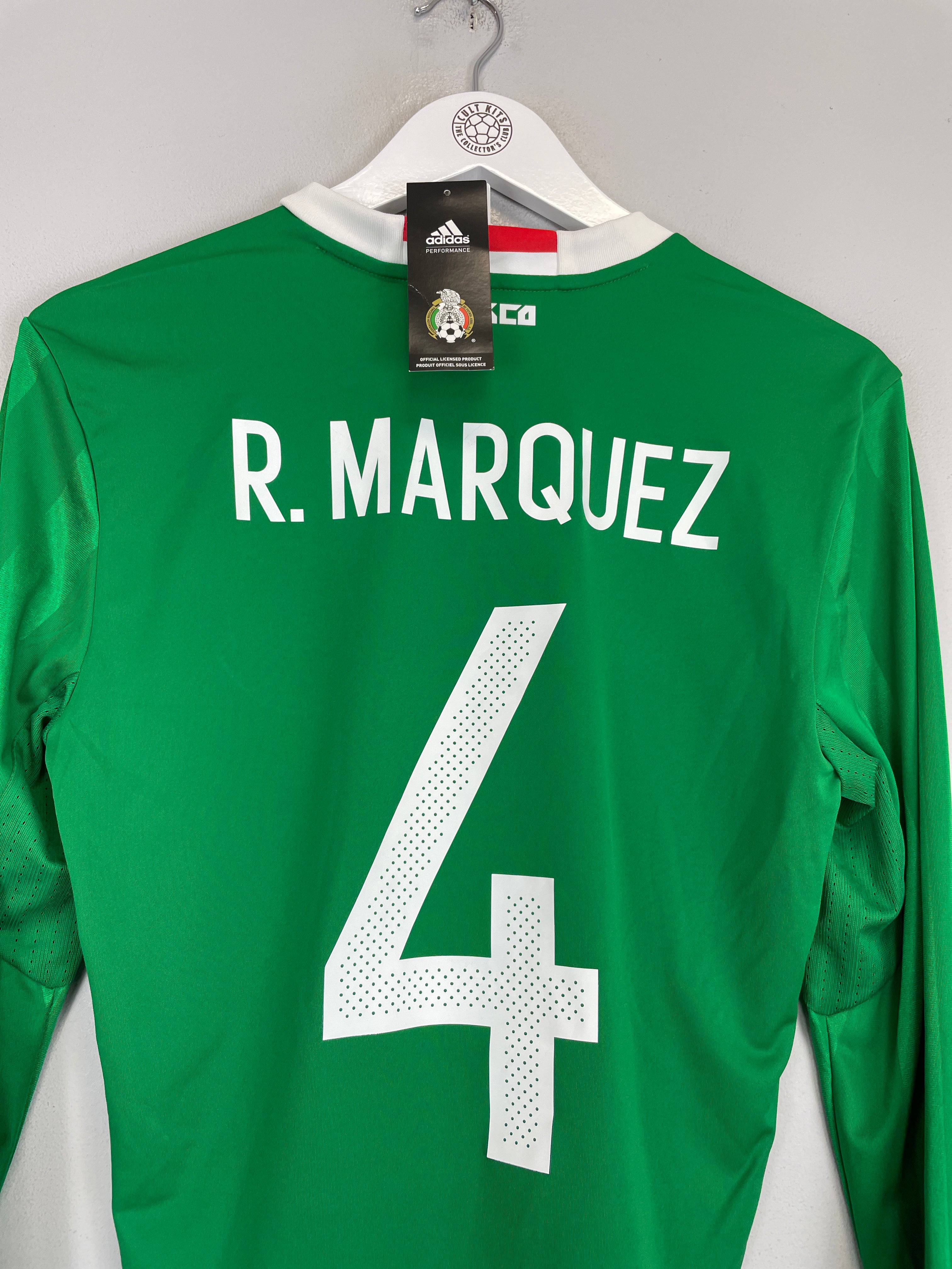 2016/17 MEXICO R.MARQUEZ #4 *BNWT* L/S HOME SHIRT (S) ADIDAS、mySite、sh2016/17 MEXICO R.MARQUEZ #4 *BNWT* L/S HOME SHIRT (S) ADIDAS、mySite、glenpowelloop_name