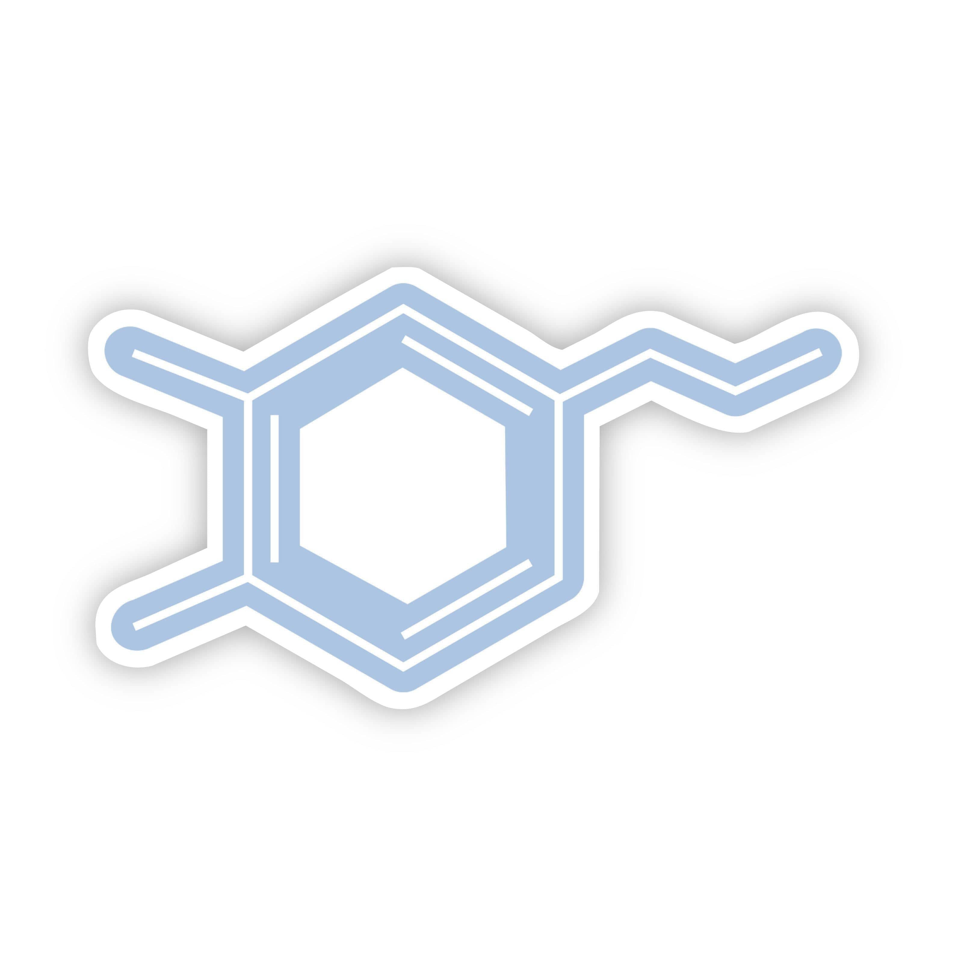  Dopamine Chemistry Blue Sticker、mySite、elrpsem3k
