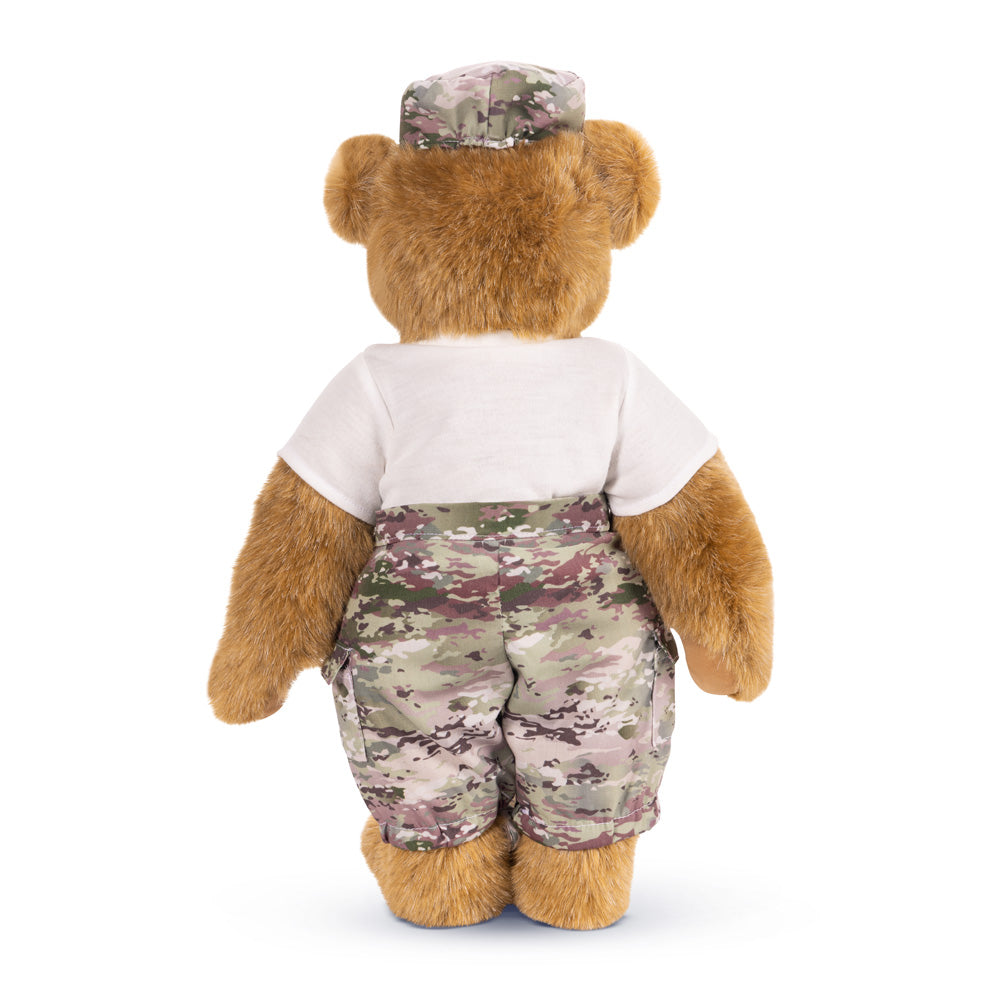 15 In. Honorable Hugs Camouflage Bear、mySite、g9winljtr
