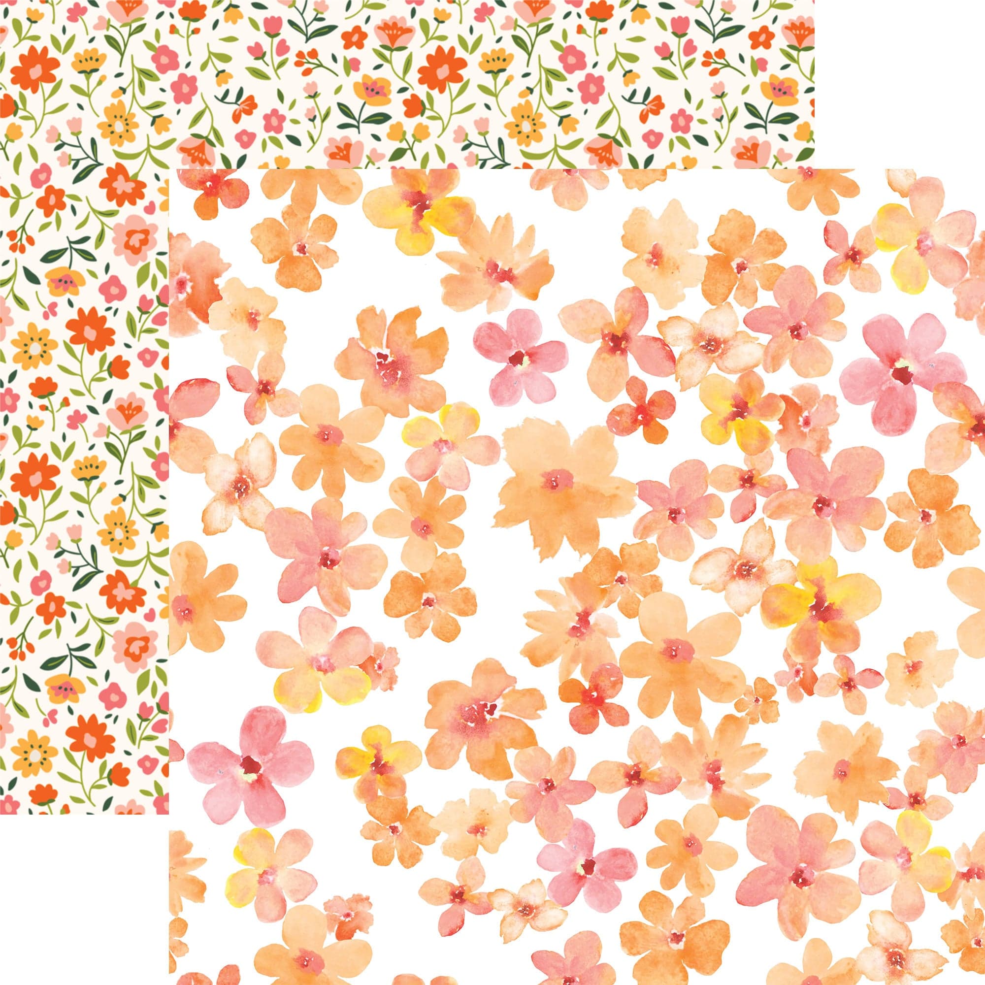  ORANGE COLORWAYS PATTERN 12 X 12 PAPER SET、mySite、ghnorth