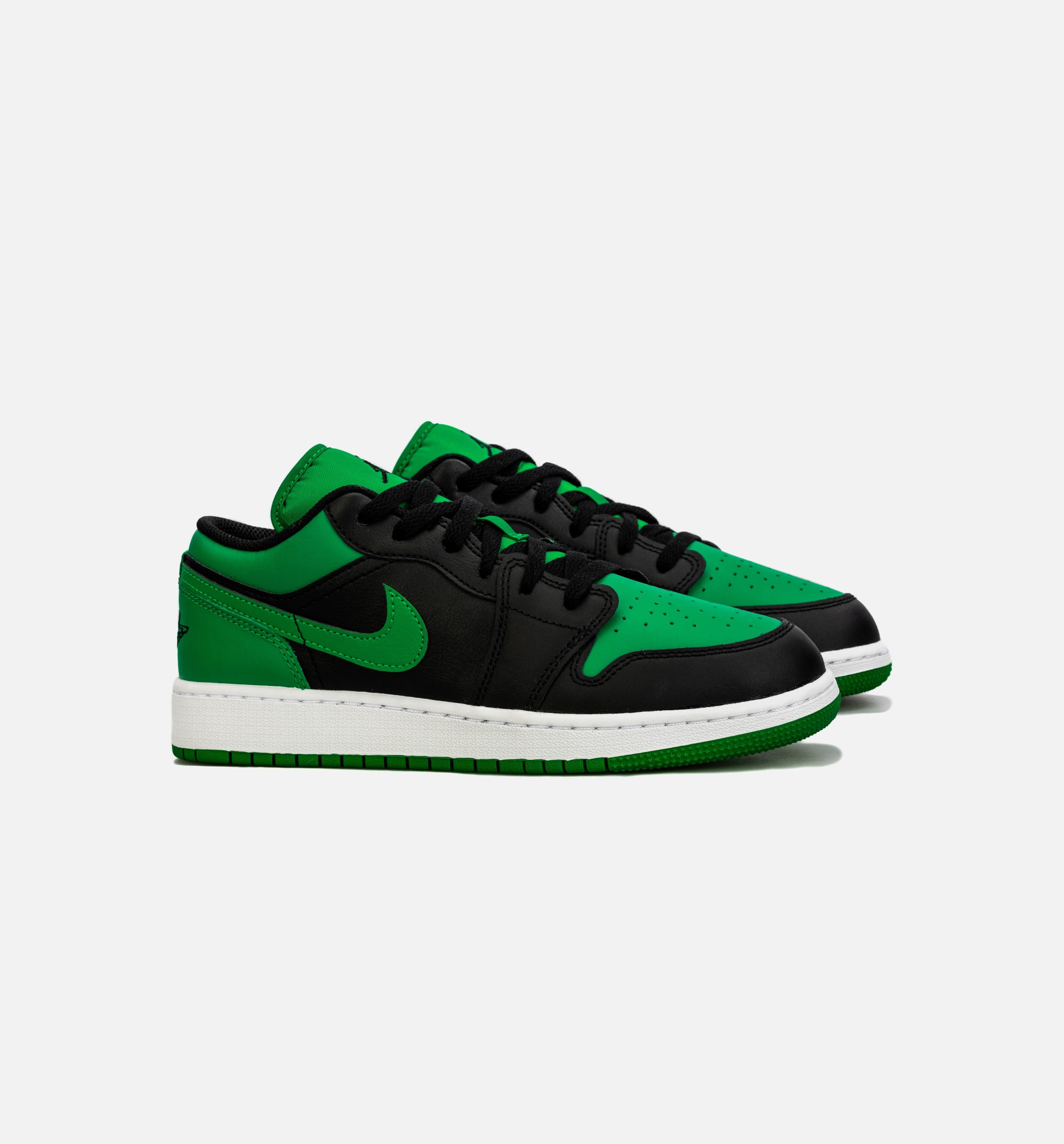 Air Jordan 1 Retro Low Lucky Green Grade School Lifestyle Shoe - Black/Green、mySite、dreamappss
