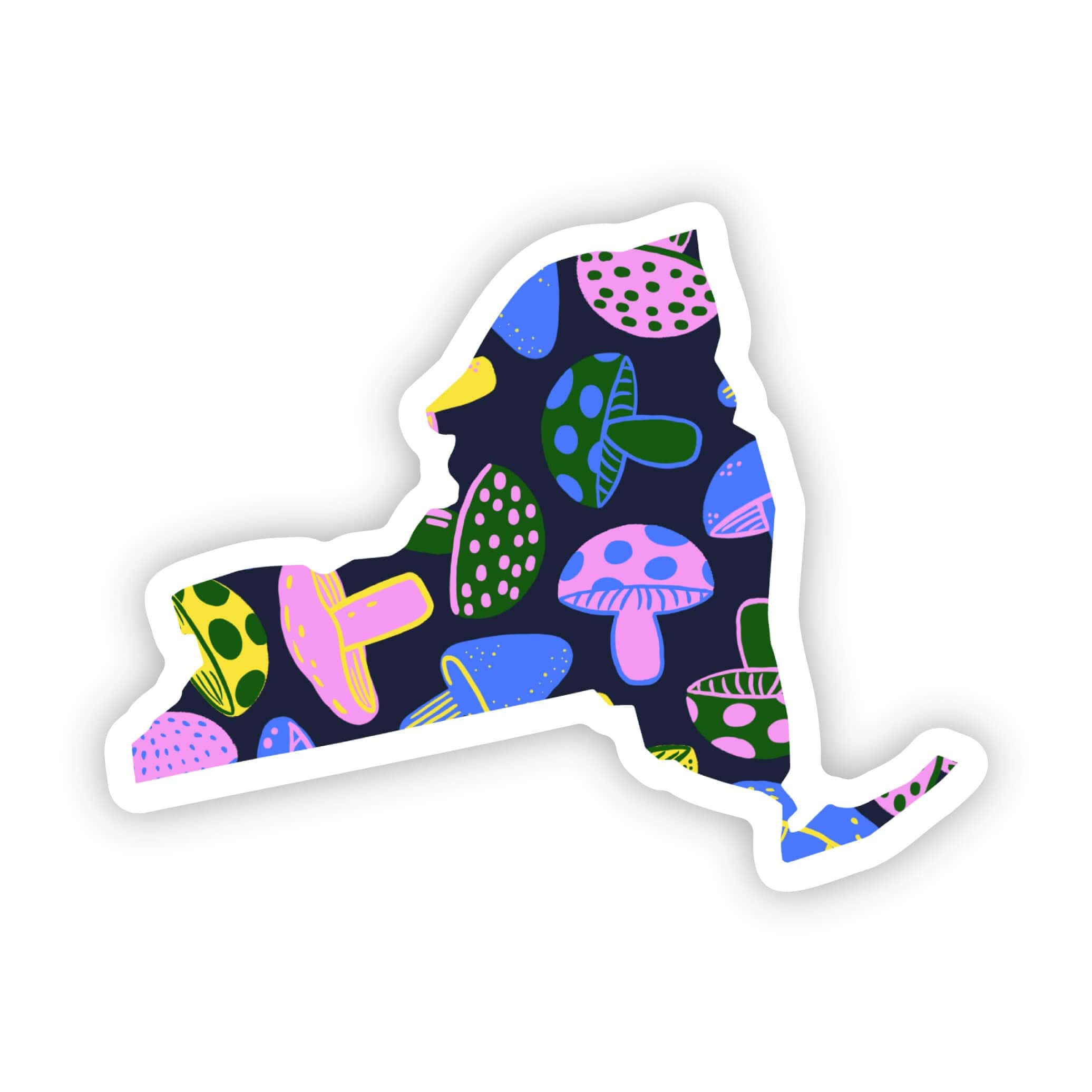  New York Sticker - Mushroom、mySite、elrpsem3k