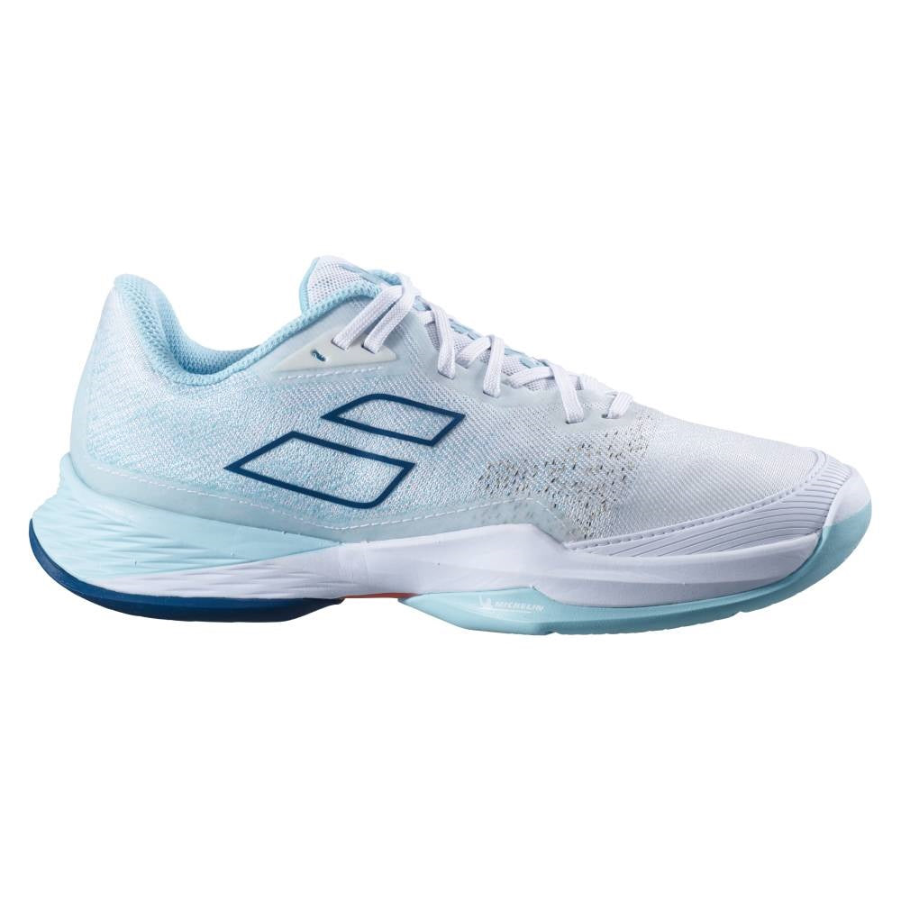 Babolat Jet Mach III AC Women's Tennis Shoe (White/Blue)