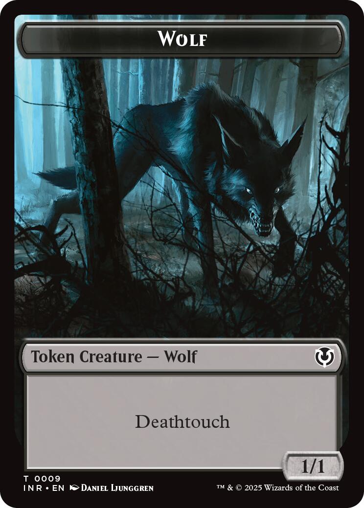 Wolf (0009) // Wolf (0018) Double-Sided Token Innistrad Remastered Tokens、mySite、waistdrama