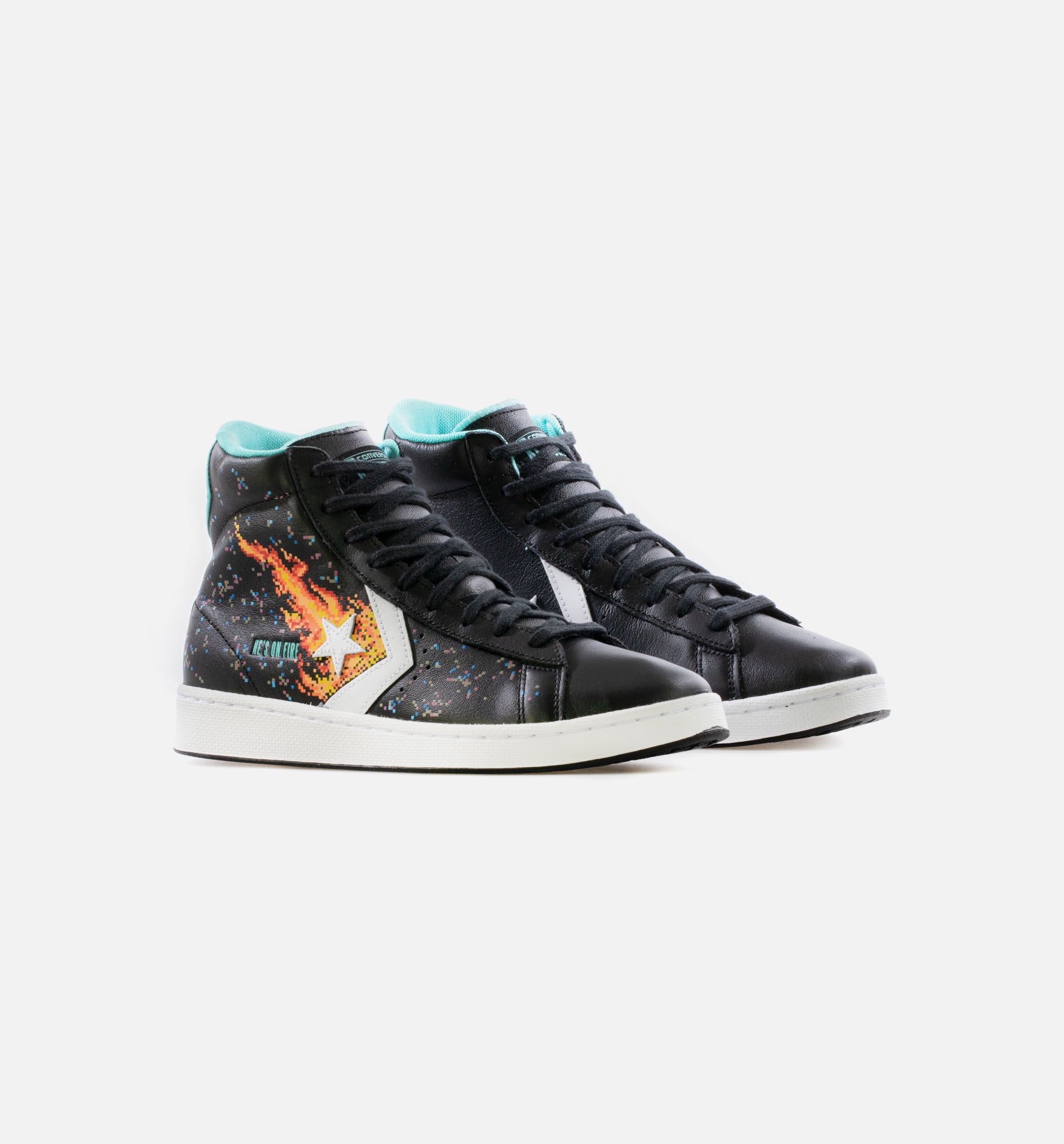 Pro Leather NBA Jam Mens Lifestyle Shoe - Black/ White/Orange、mySite、dreamappss
