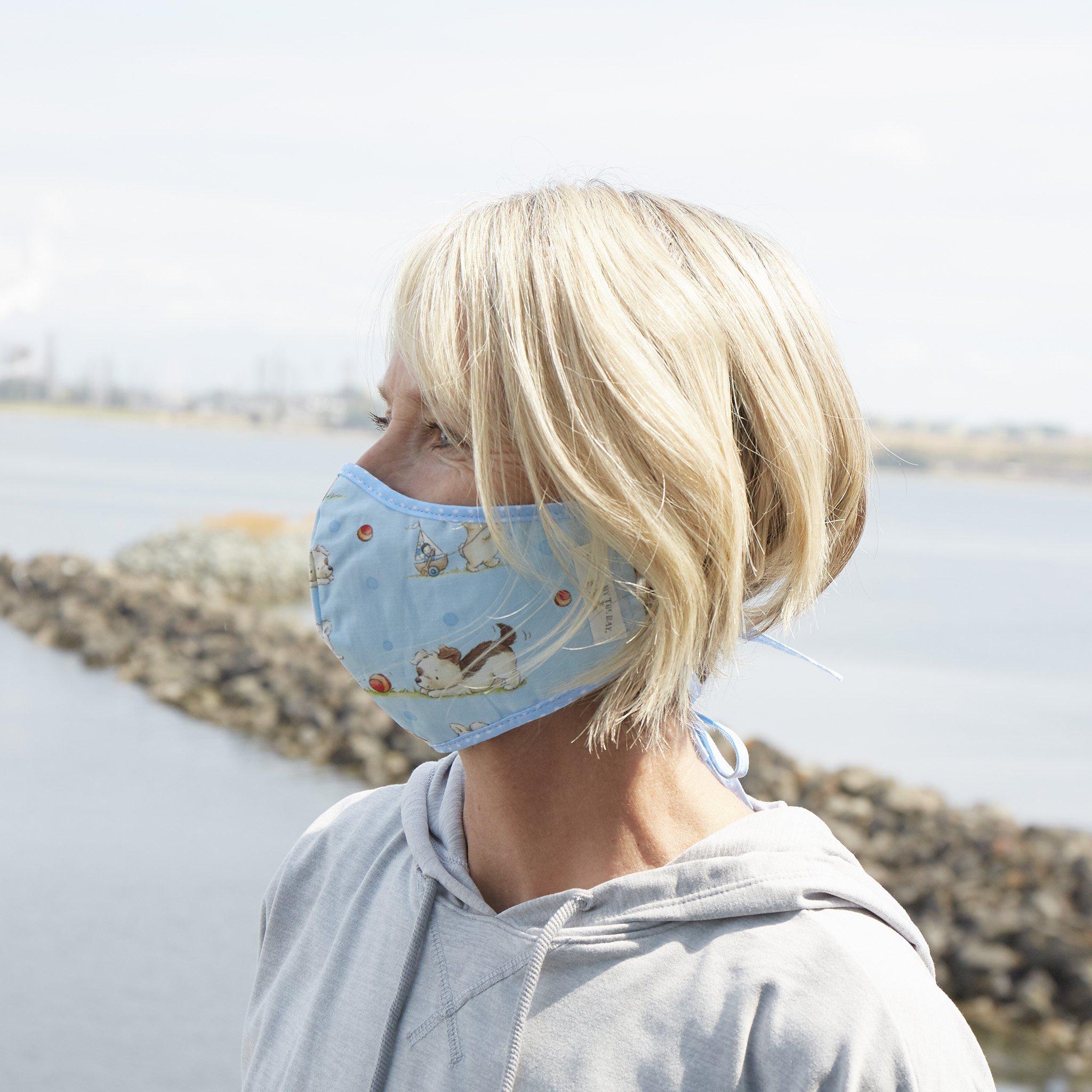 RETIRED - Bud Bunny and Skipit Pup Cloth Face Mask for Adults and Kids、mySite、g9winljtr