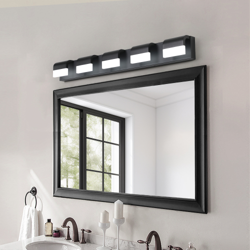 Modern Bathroom Vanity Lighting 6-Light LED Vanity Lights Over Mirror Bath Wall Lighting、、eastwooduniform