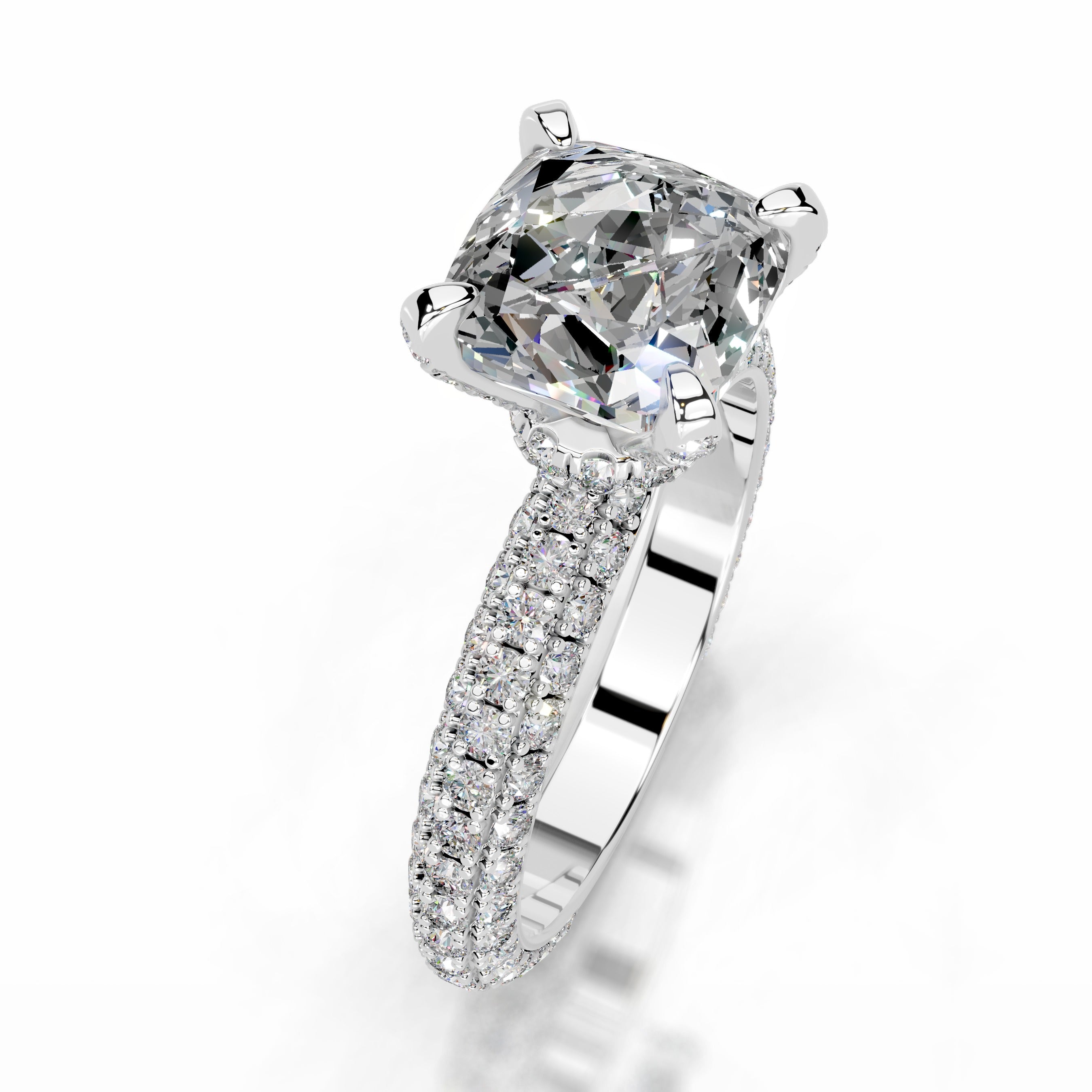 Milly Moissanite & Diamonds Ring - Platinum、mySite、hinf8tx79