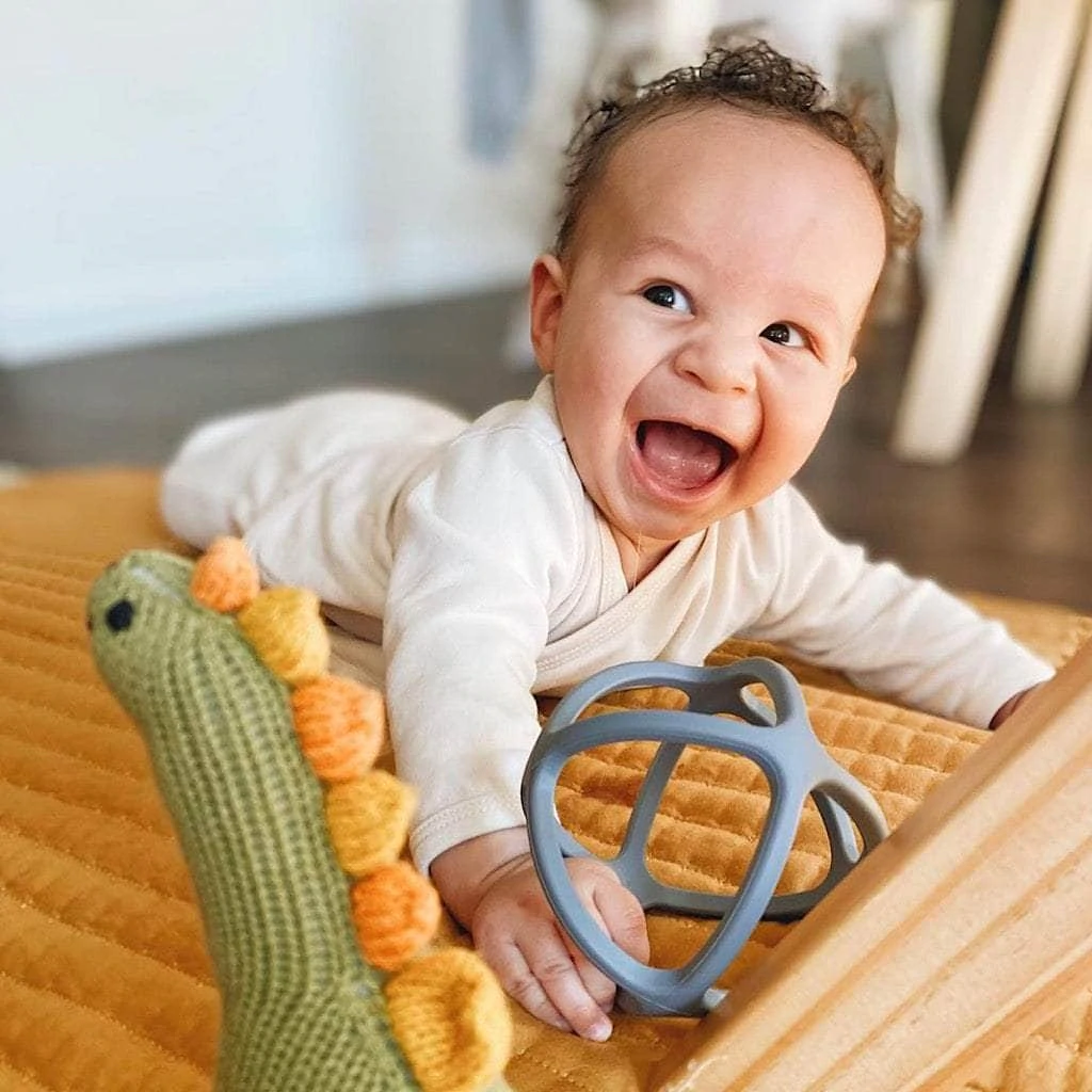 Organic Baby Toy - Brachiosaurus Dinosaur Rattle、mySite、g9winljtr