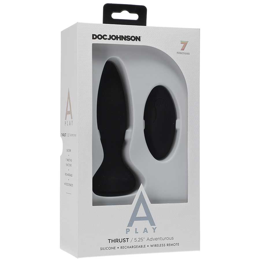 Doc Johnson A-Play Thrust Adventurous 5.25 Inch Butt Plug、mySite、bottomscart