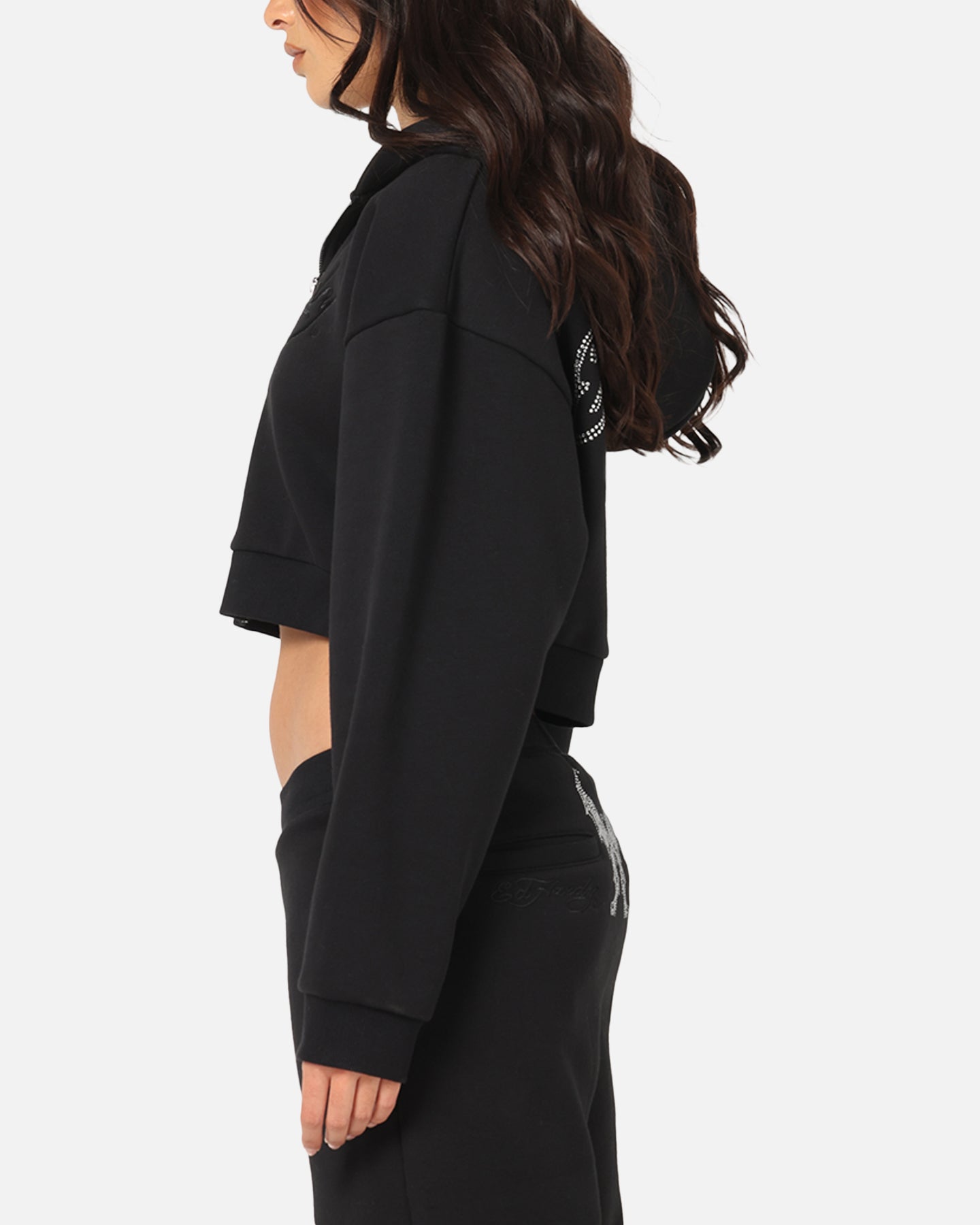 Ed Hardy Women's Butterfly Effect Hoodie Black、mySite、zt4zffjzw