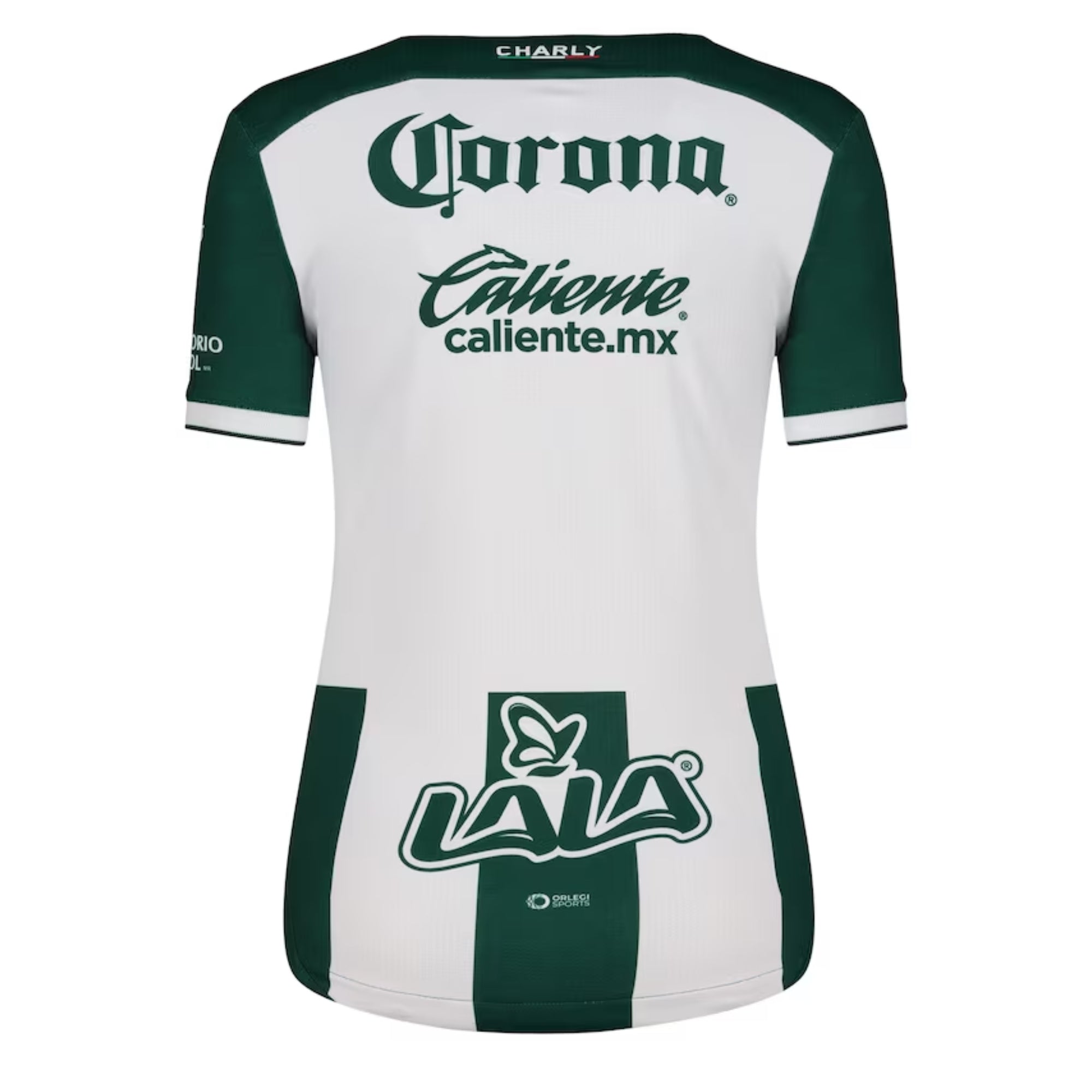 Charly Women's Santos Laguna 2024/25 Authentic Home Jersey White/Green、mySite、noshort