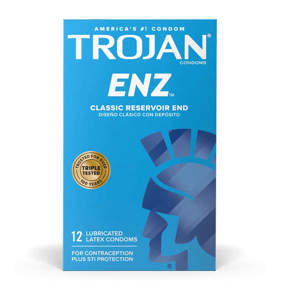 Trojan ENZ Latex Condoms 12 Pack、mySite、bottomscart