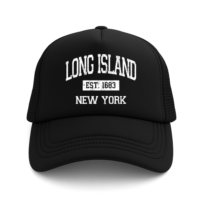 LONG ISLAND EST. 1683 Foam Trucker Hat (4 Colorways)、mySite、vikingsvslions