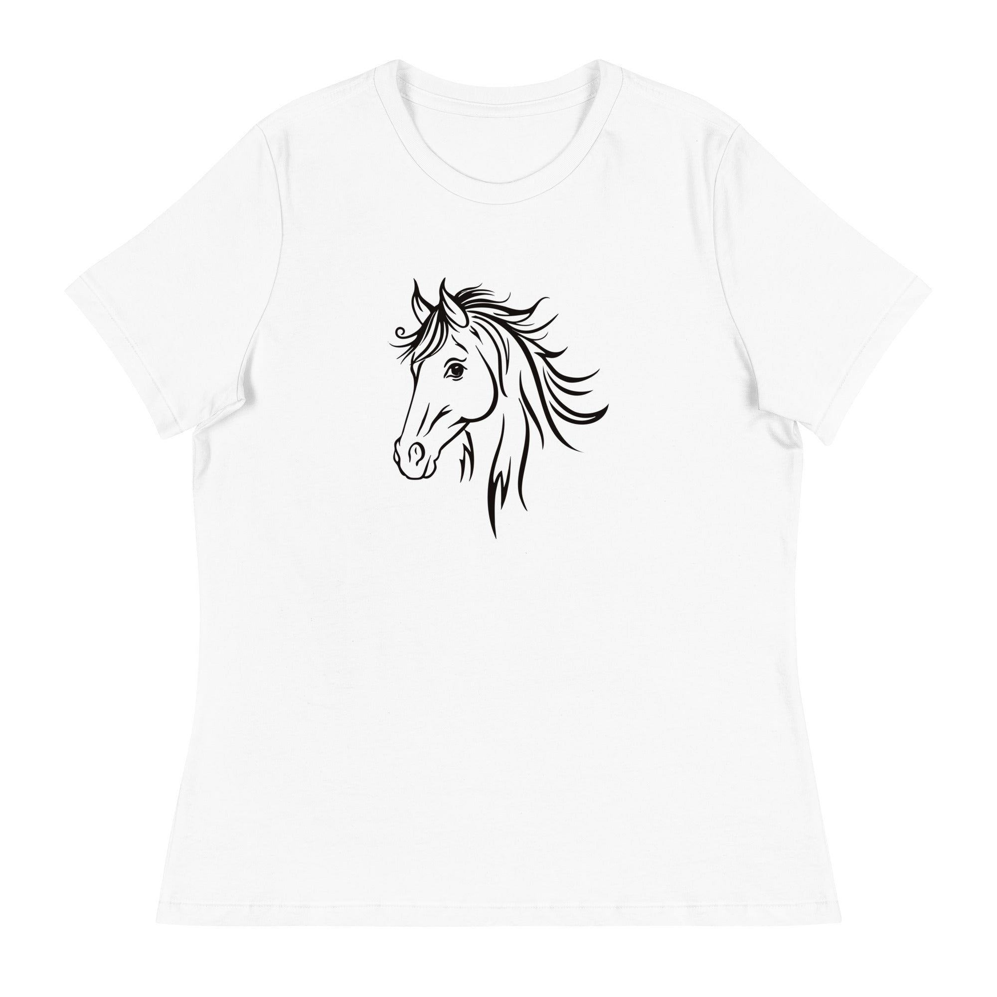 Happy Horse Women's Relaxed T-Shirt、mySite、camillekostekn
