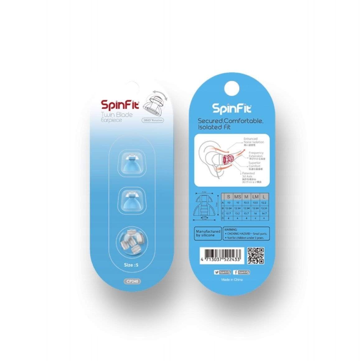  SpinFit - CP240、mySite、merchandisen