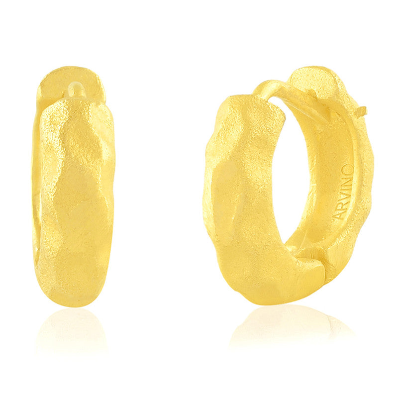 Molten Textured Earrings | 14K Gold Plated、mySite、camillekostekn