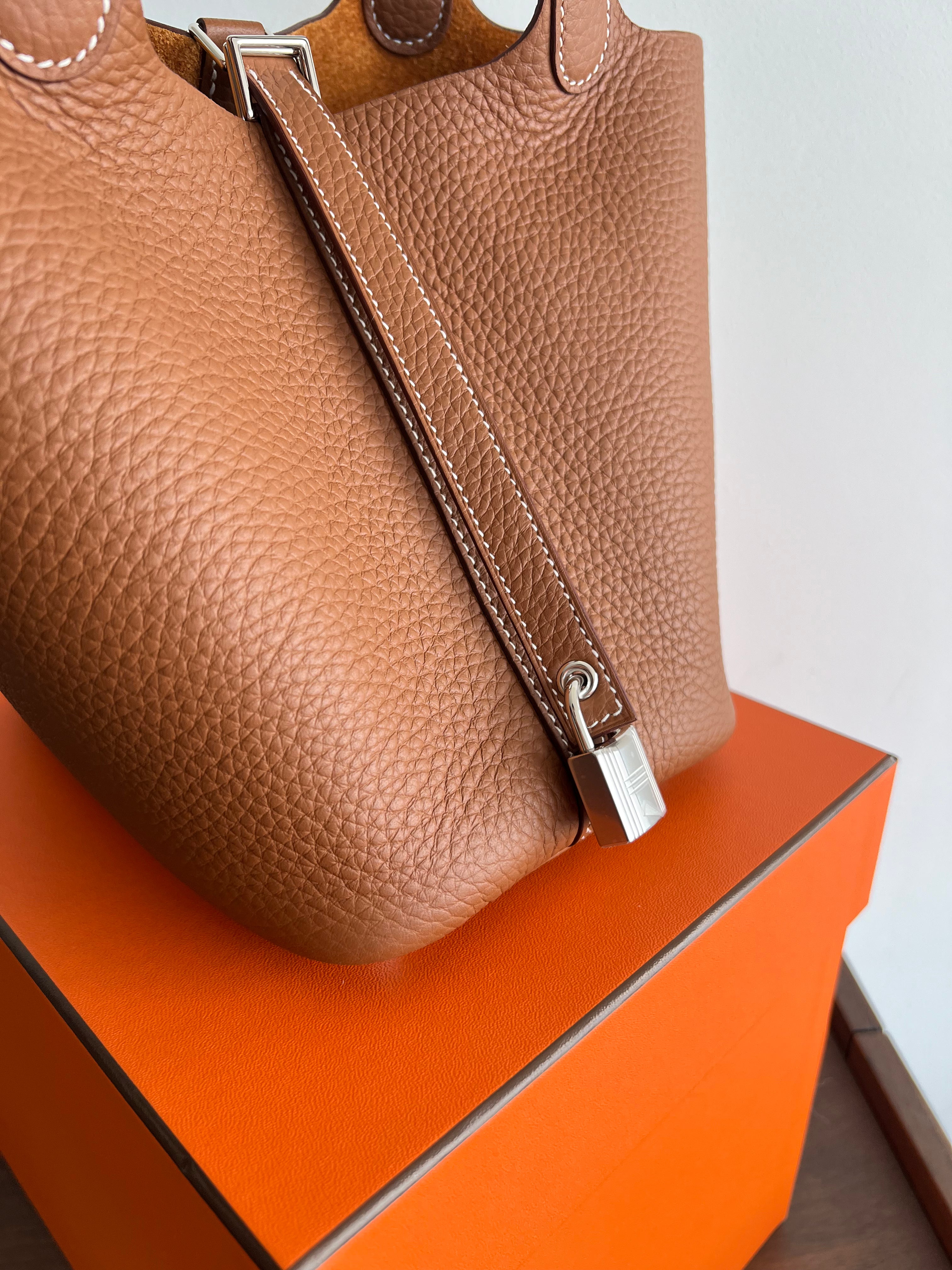 Hermès Picotin 18cm Gold Clemence PHW、mySite、garminoutage.com