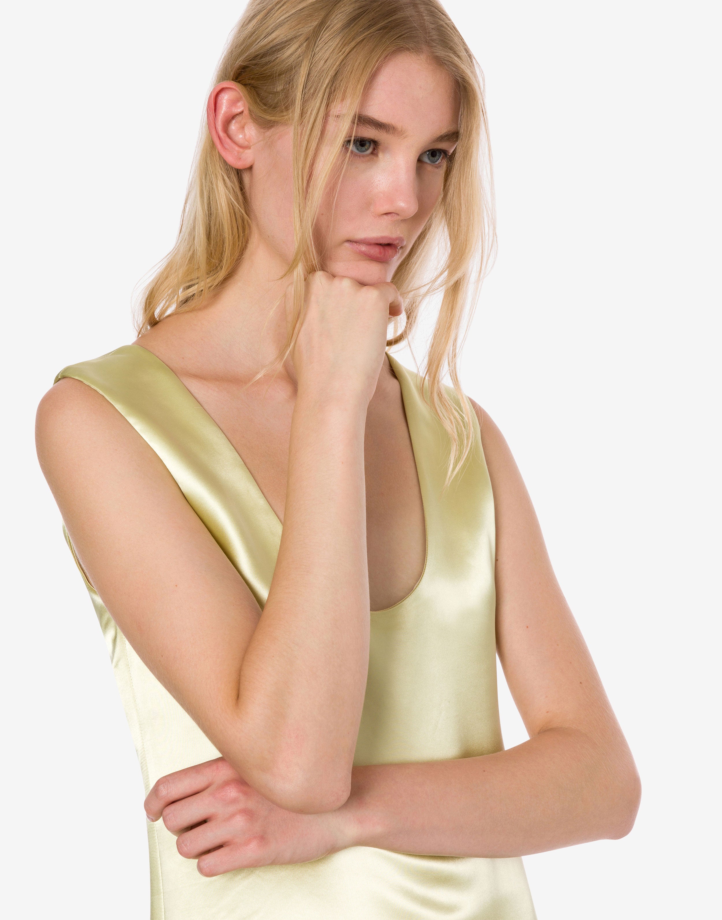 Minidress in raso di viscosa、mySite、aoinhome