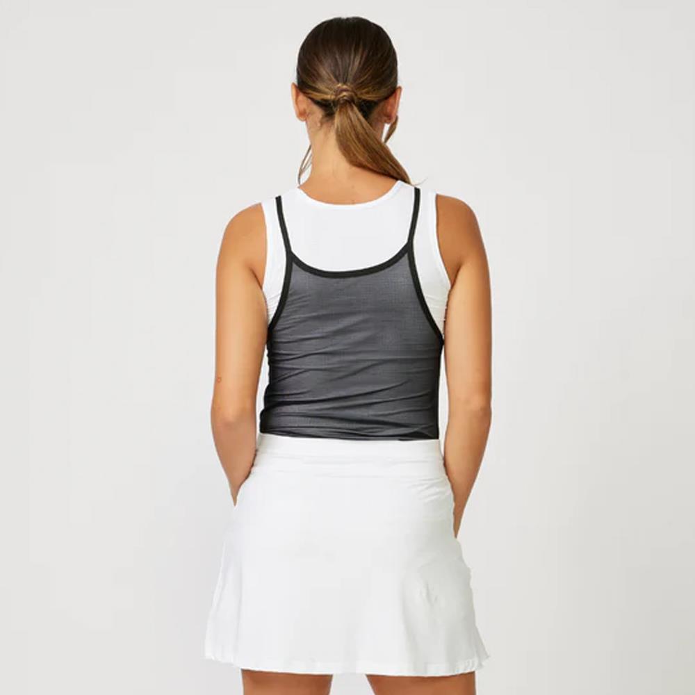 Sofibella Women's Elegance 15 Skort - White、mySite、neckold