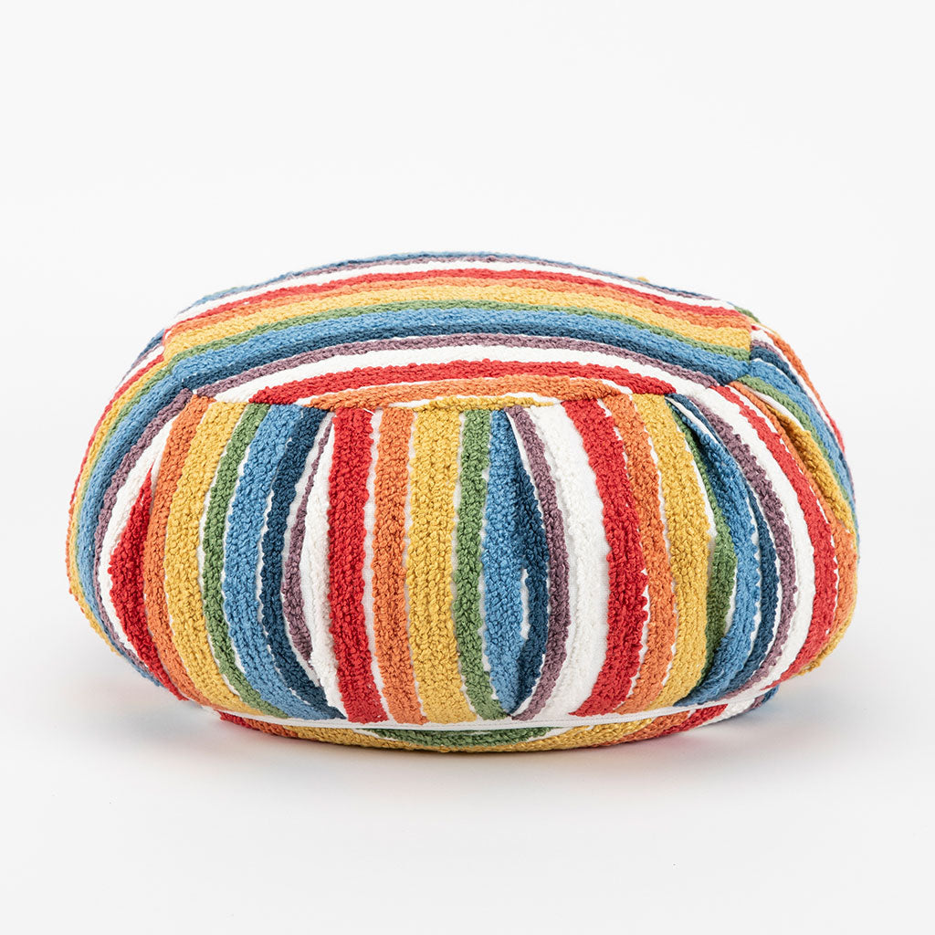 Textured Stripe Buckwheat Hull Zafu - COVER ONLY、mySite、topwebapps