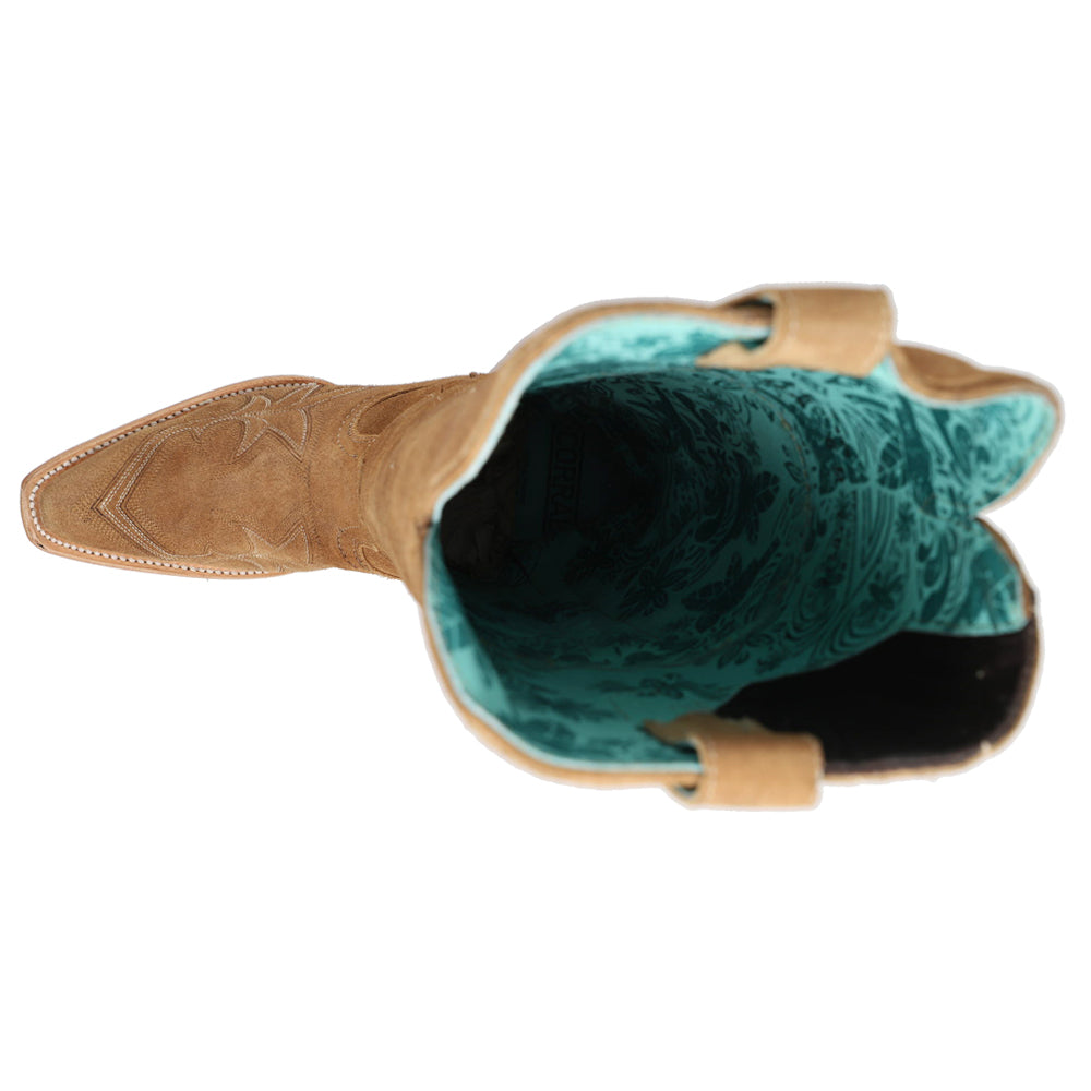 Suede Embroidered Tall Snip Toe Cowboy Boots、mySite、gtrtttuynbv