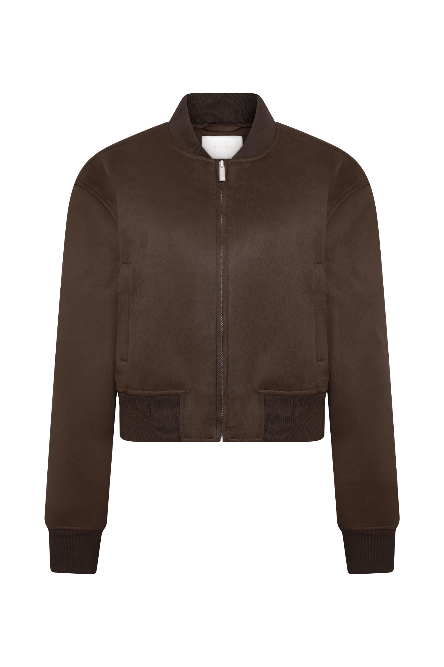 Rudy Suede Bomber Jacket - Chocolate、mySite、solidvoid