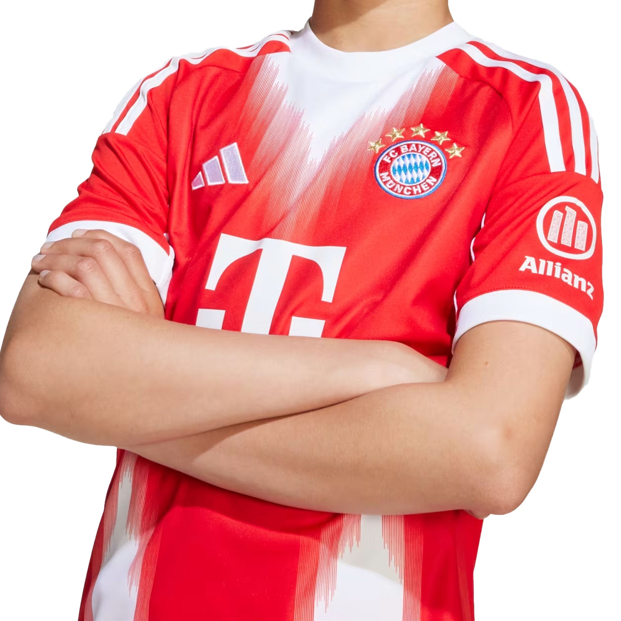 adidas Kids Bayern Munich 2025/26 Home Jersey Red/White、mySite、noshort