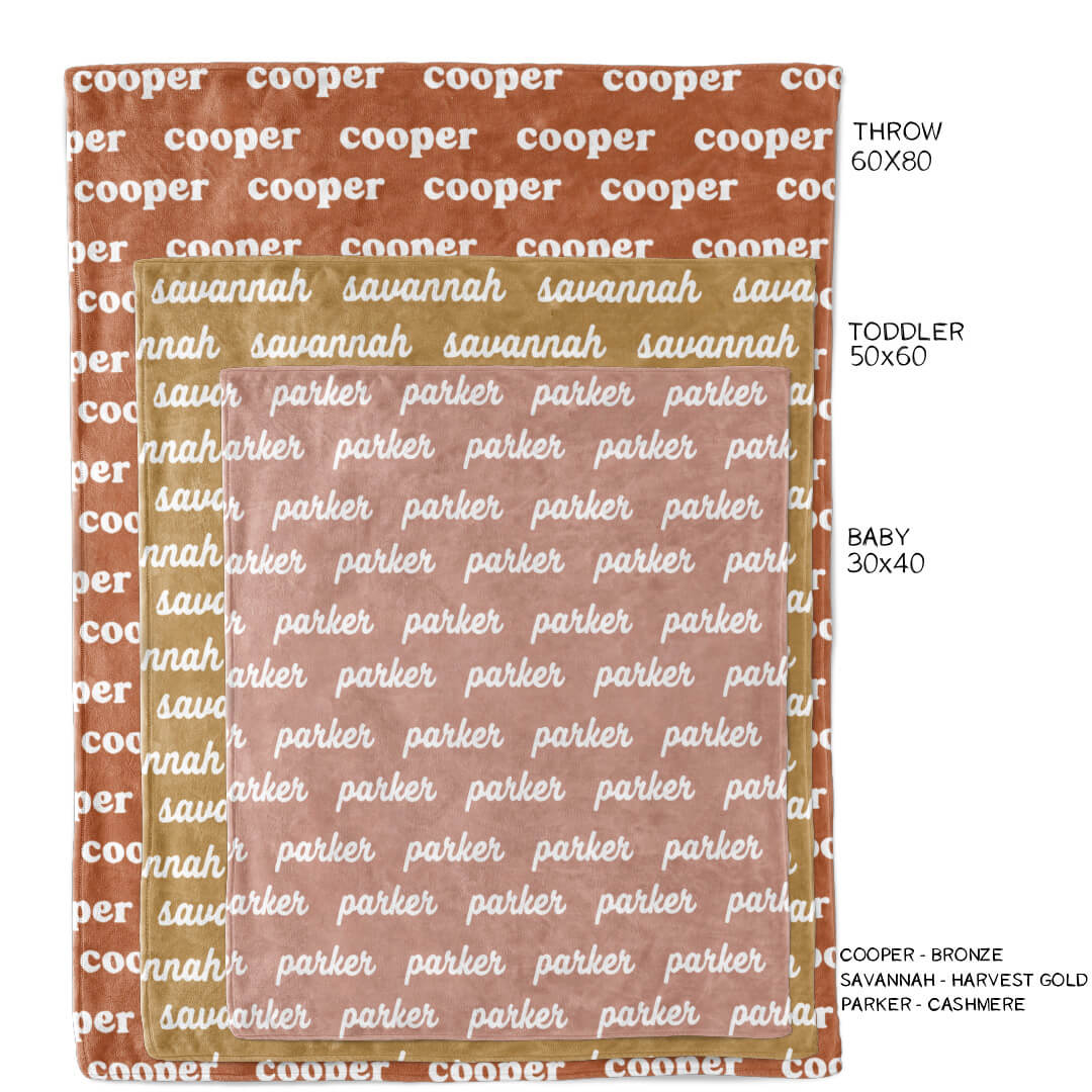  Personalized Color Blanket | Clay、mySite、layawaytickets