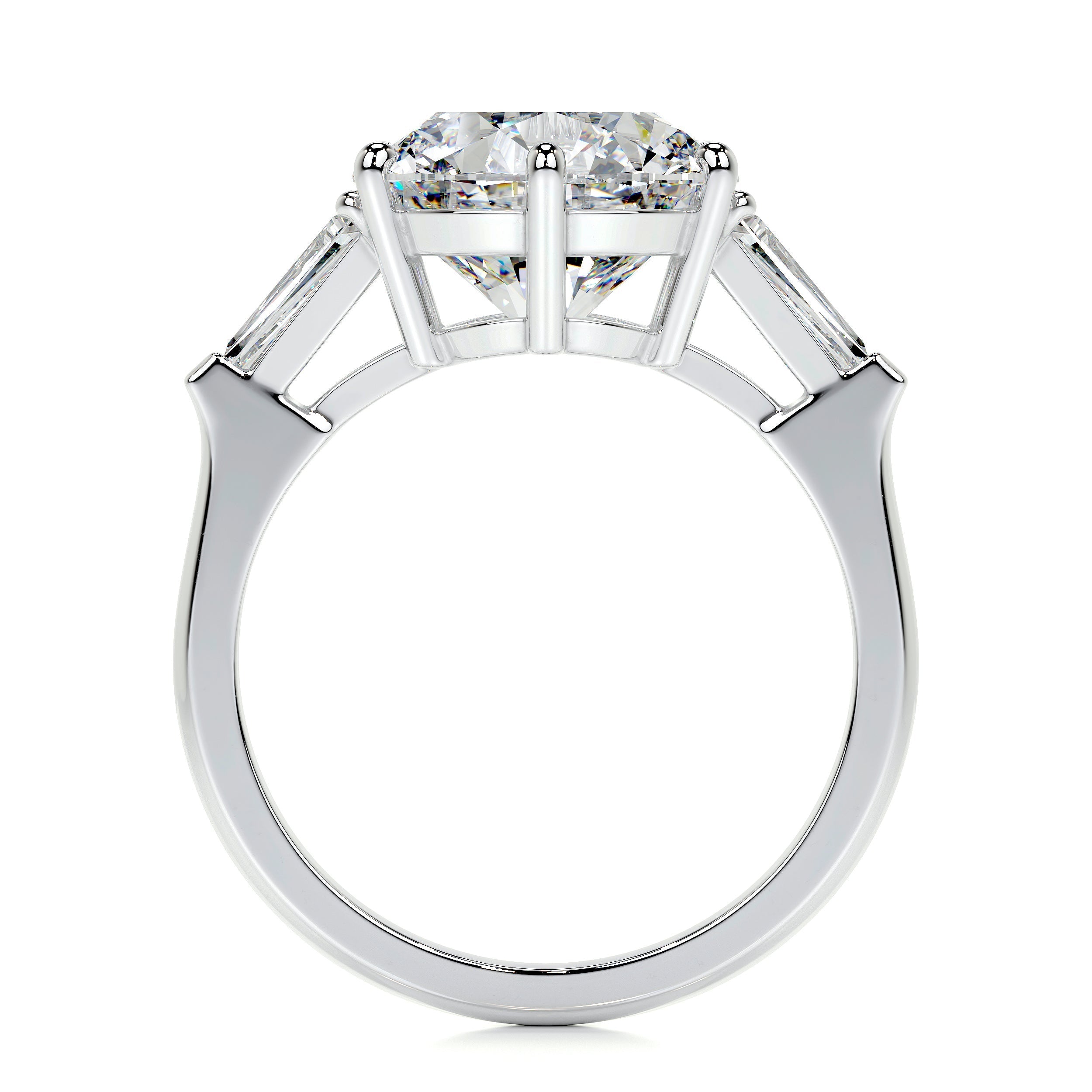 Skylar Moissanite Ring -14K White Gold (RTS)、mySite、hinf8tx79