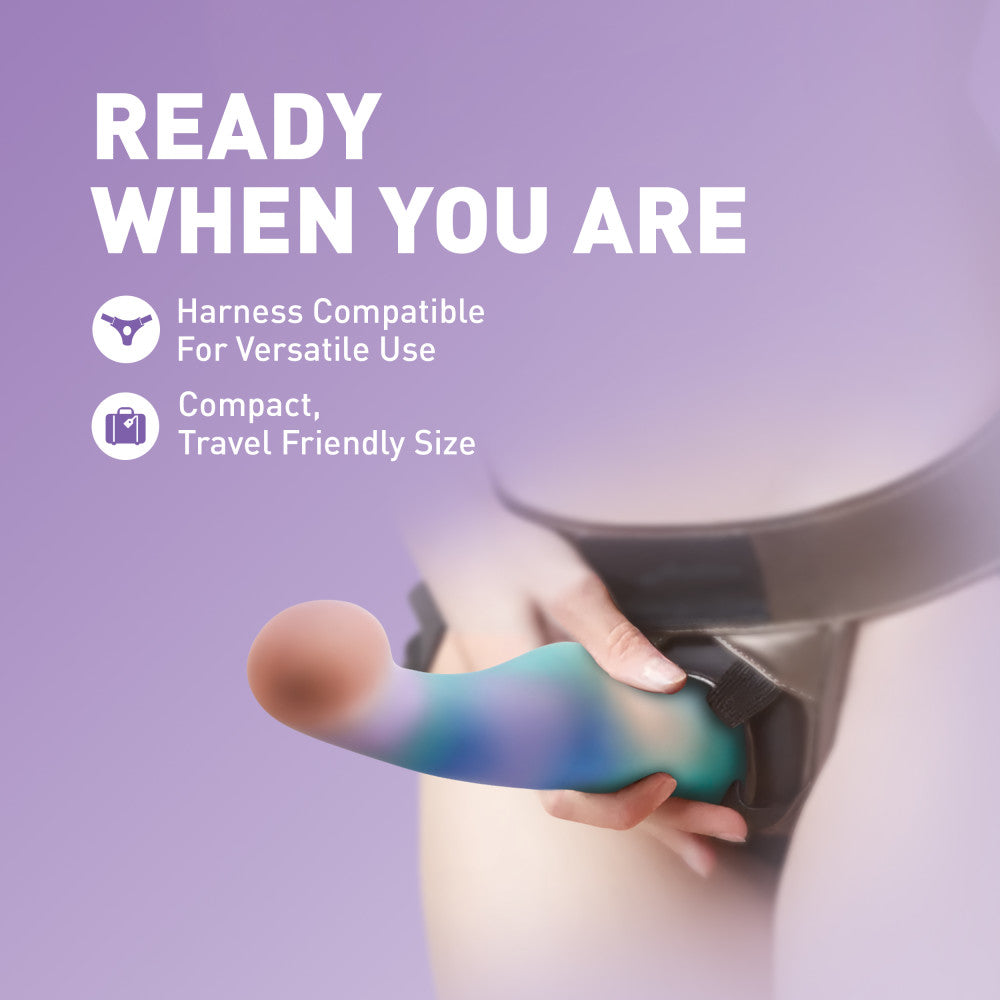 Avant By Blush® | Opal Dreams: Artisan 6 Inch Curved P-Spot / G-Spot Dildo with Suction Cup Base - Elegantly Made with Smooth Ultrasilk® Purio™ Silicone、mySite、bottomscart