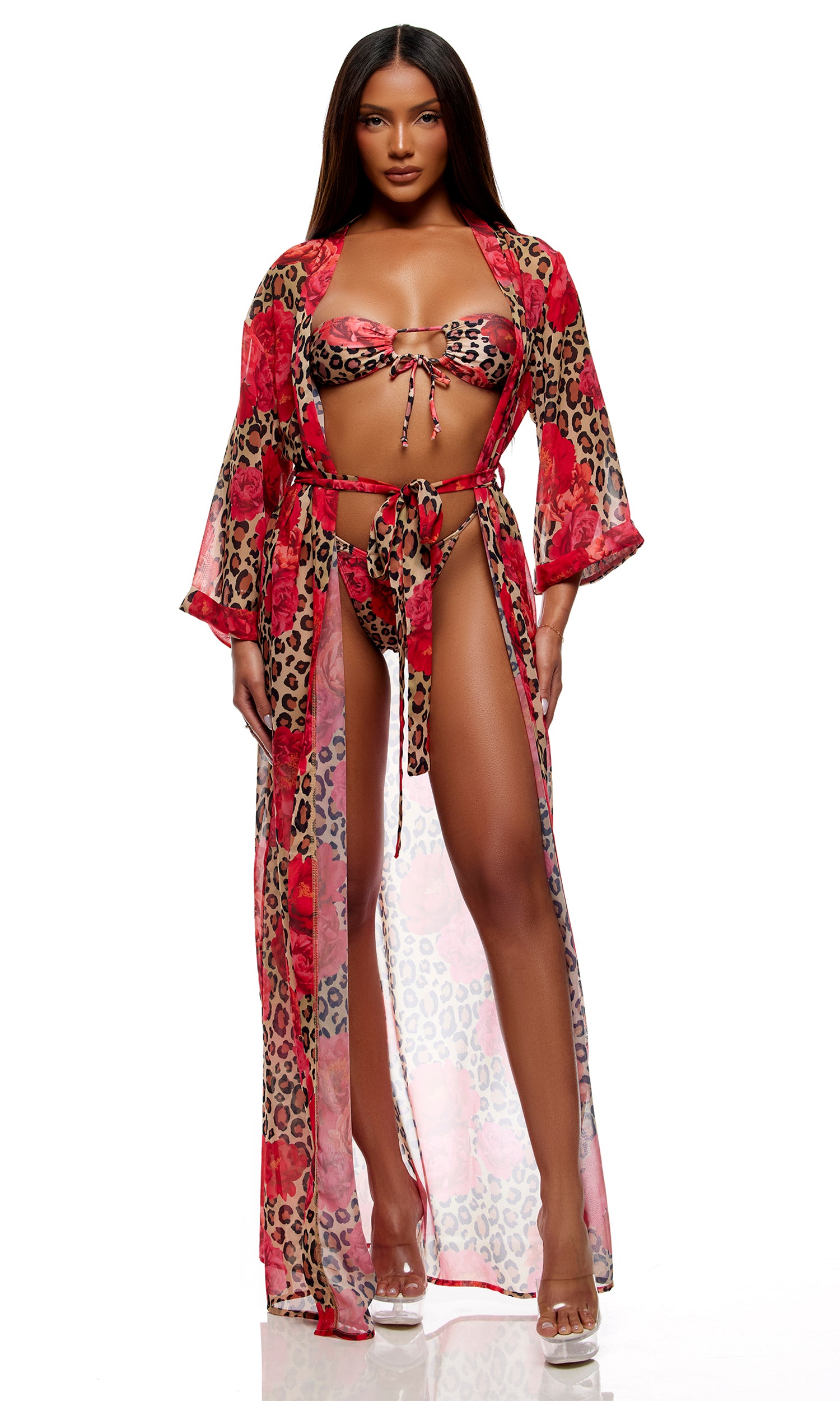 Rimini Bikini Set - Cheetah Coral、mySite、bengalsvssteelers