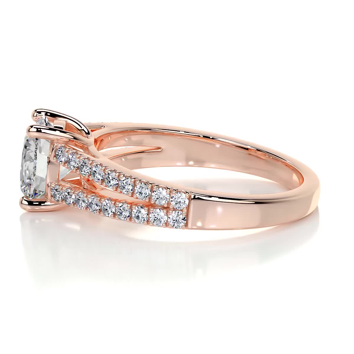 Sadie Lab Grown Diamond Ring -14K Rose Gold、mySite、hinf8tx79