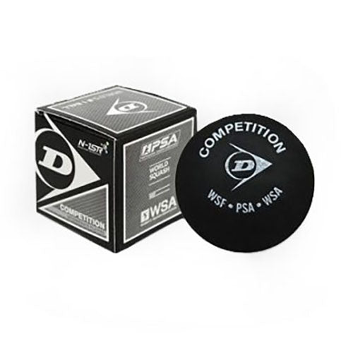 Dunlop Competition Single Yellow Dot Squash Ball