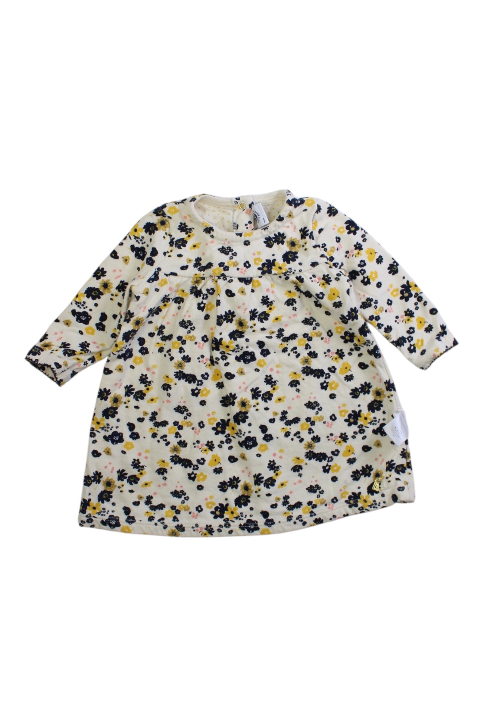 Petit Bateau Long Sleeve Dress 3-6M、mySite、g9winljtr